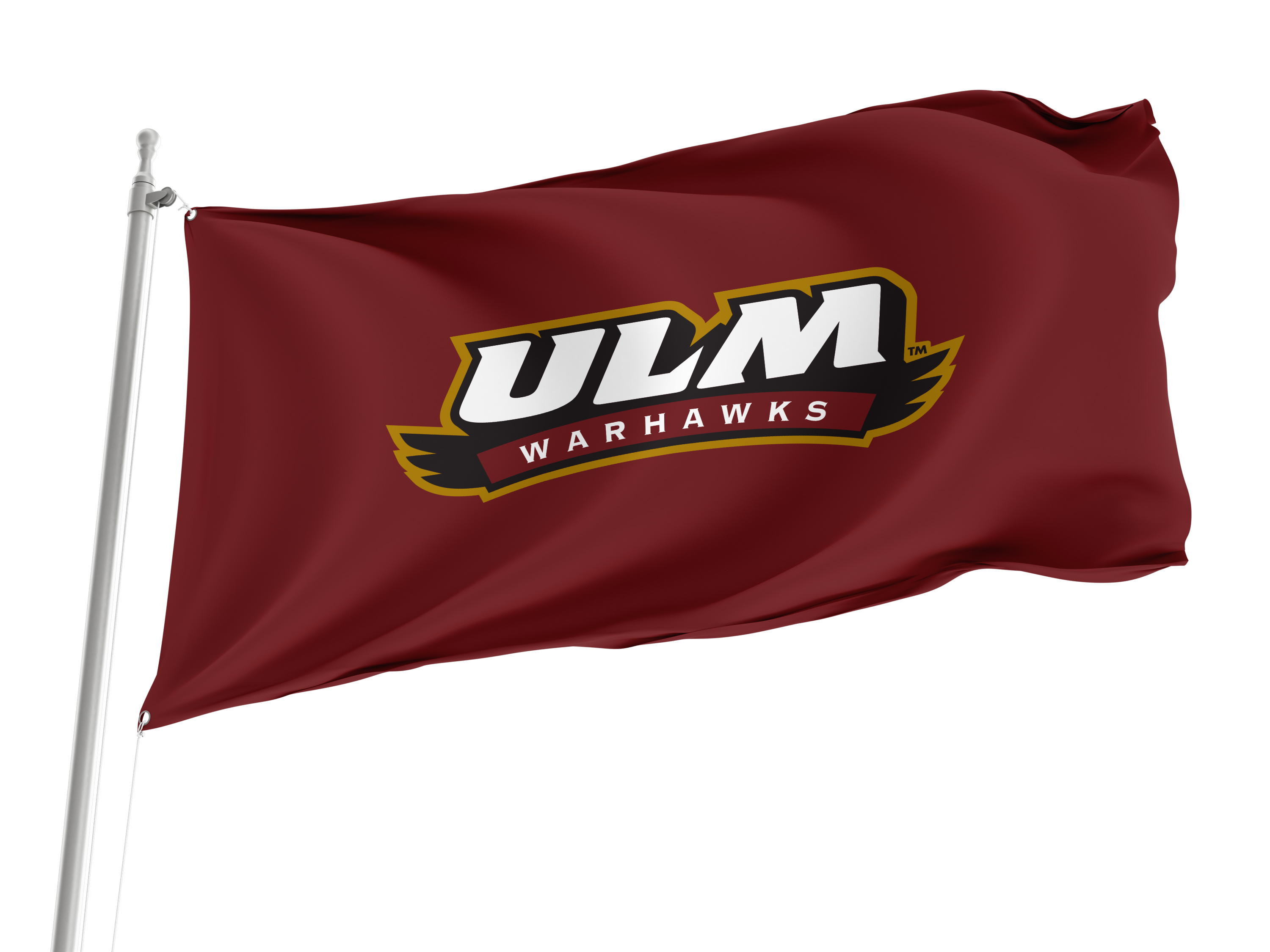 UL Monroe Warhawks Flag for Indoor & Outdoor Use