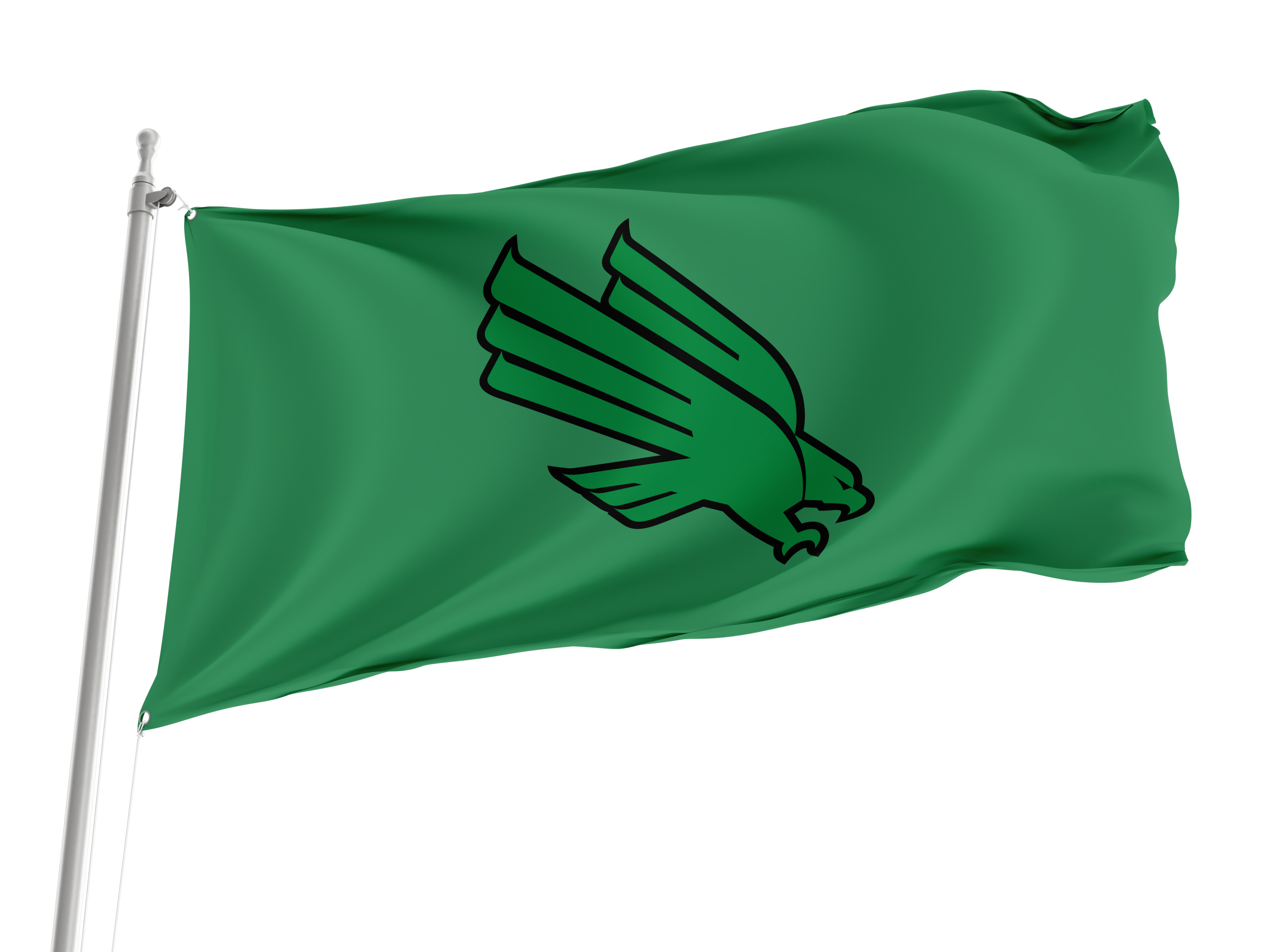 North Texas Mean Green Flag for Indoor & Outdoor Use