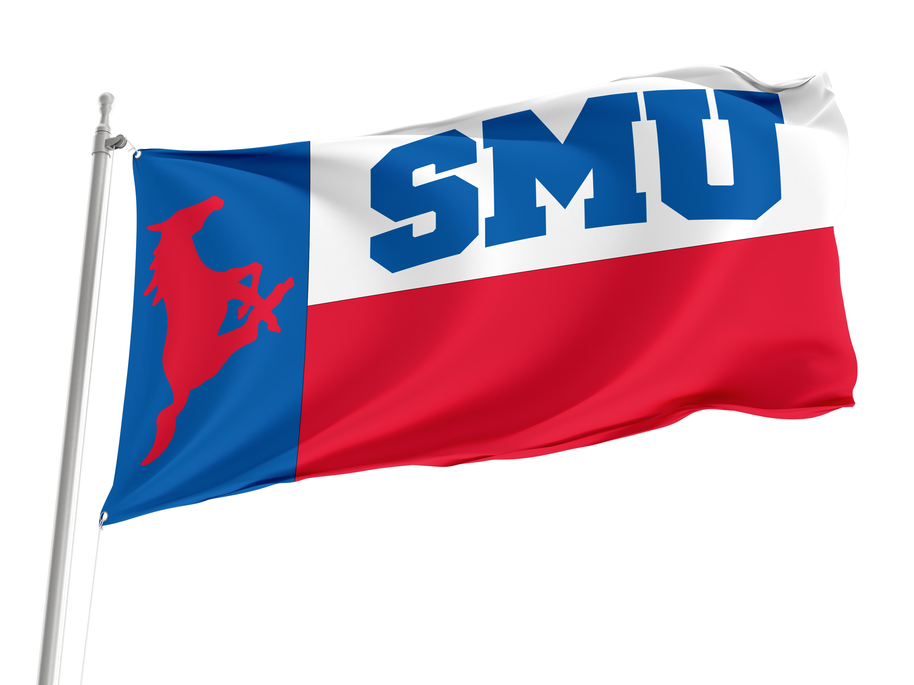 SMU Mustangs Flag for Indoor & Outdoor Use