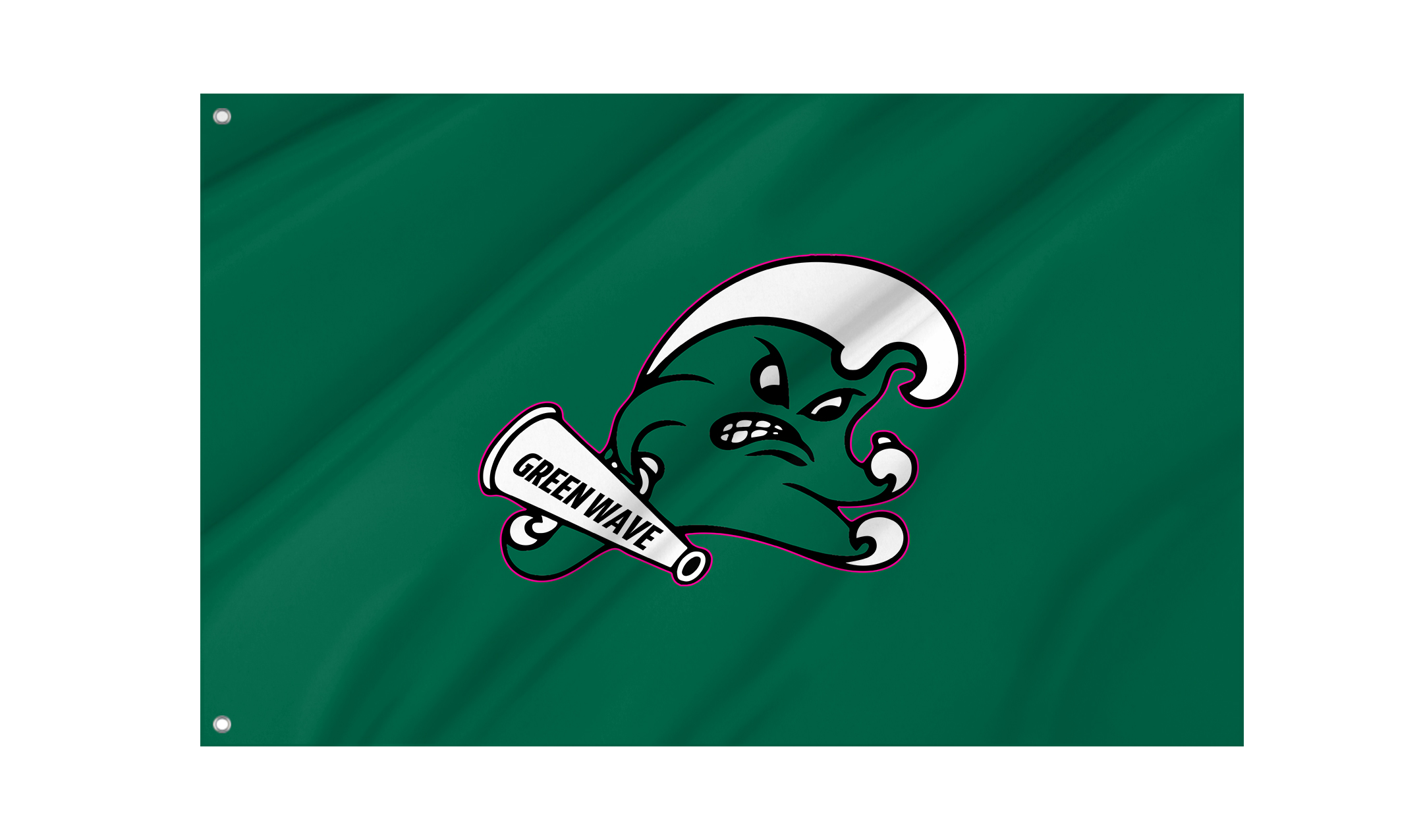 Tulane Green Wave Flag for Indoor & Outdoor Use