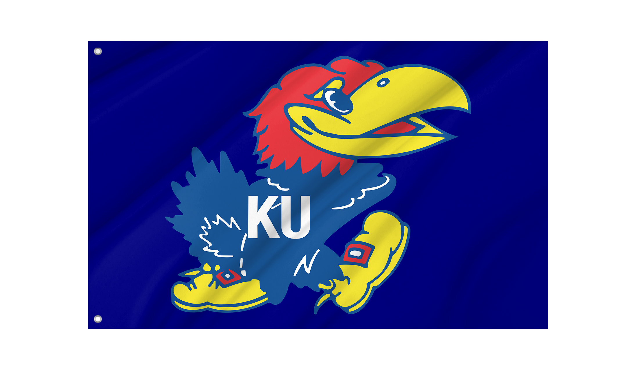 Kansas Jayhawks Flag for Indoor & Outdoor Use