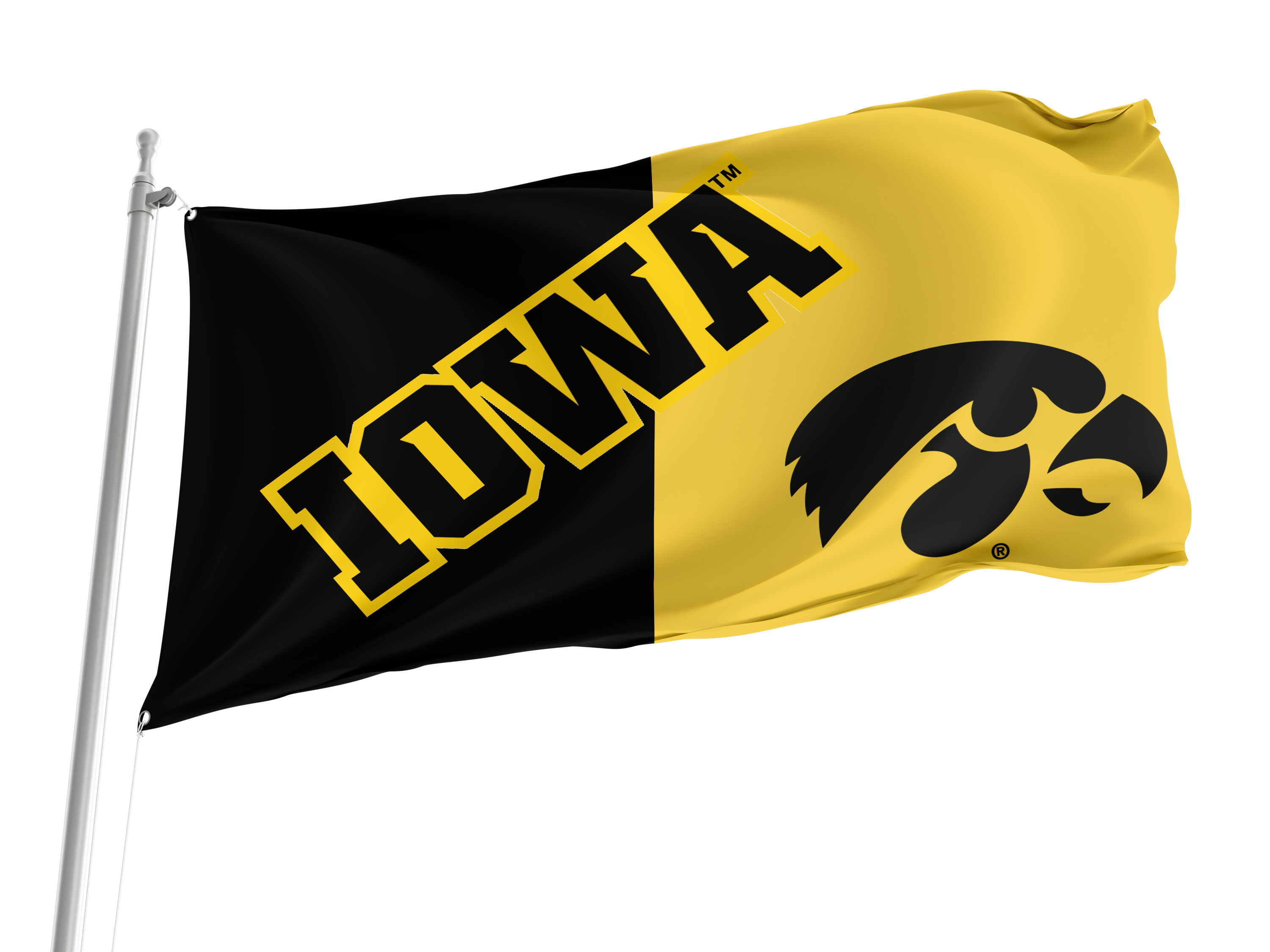 Iowa Hawkeyes Flag for Indoor & Outdoor Use