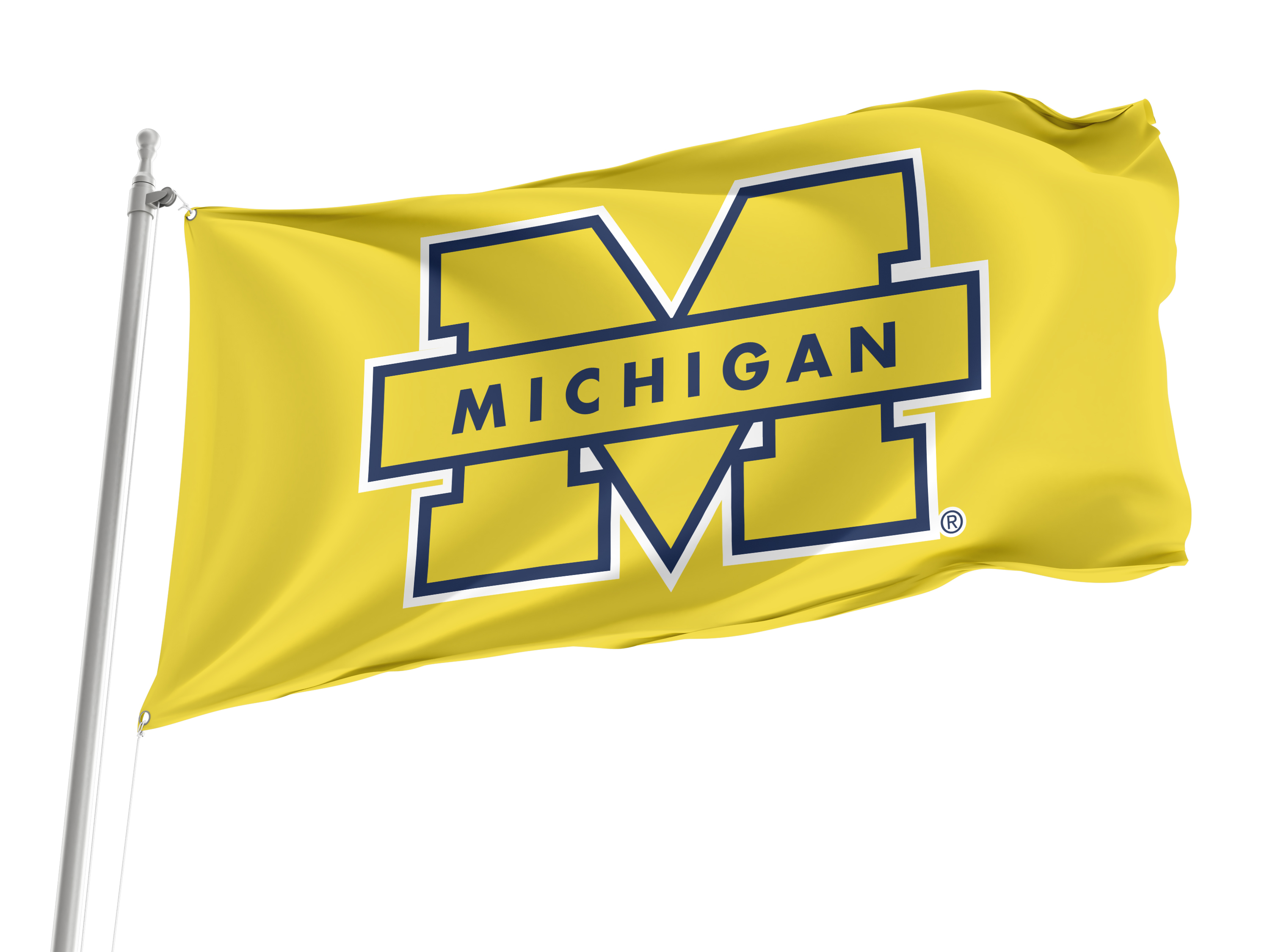 Michigan Wolverines Flag for Indoor & Outdoor Use