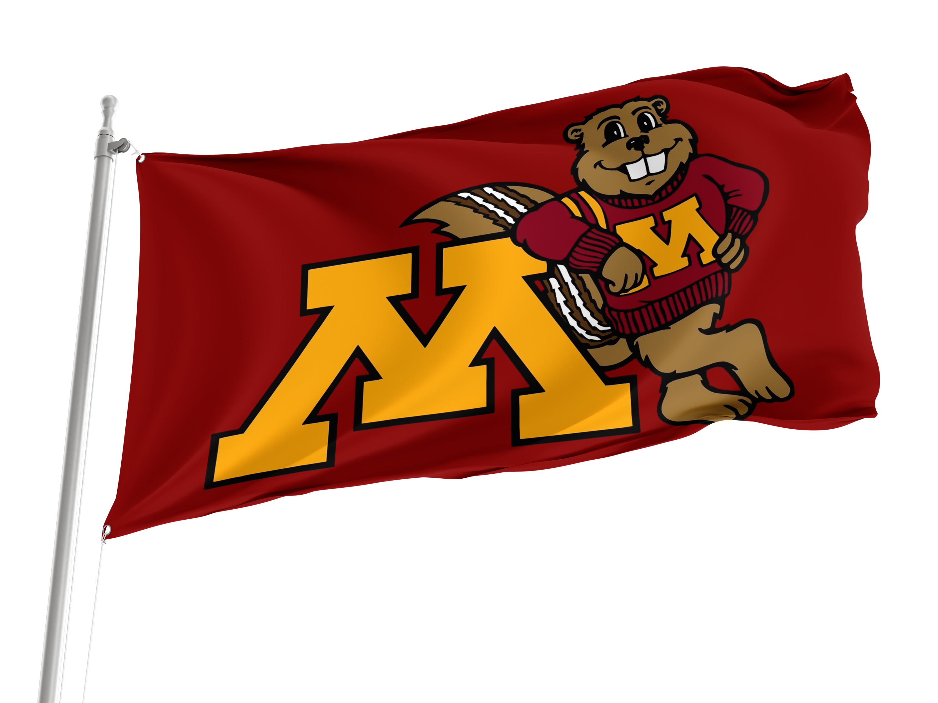 Minnesota Golden Gophers Flag for Indoor & Outdoor Use