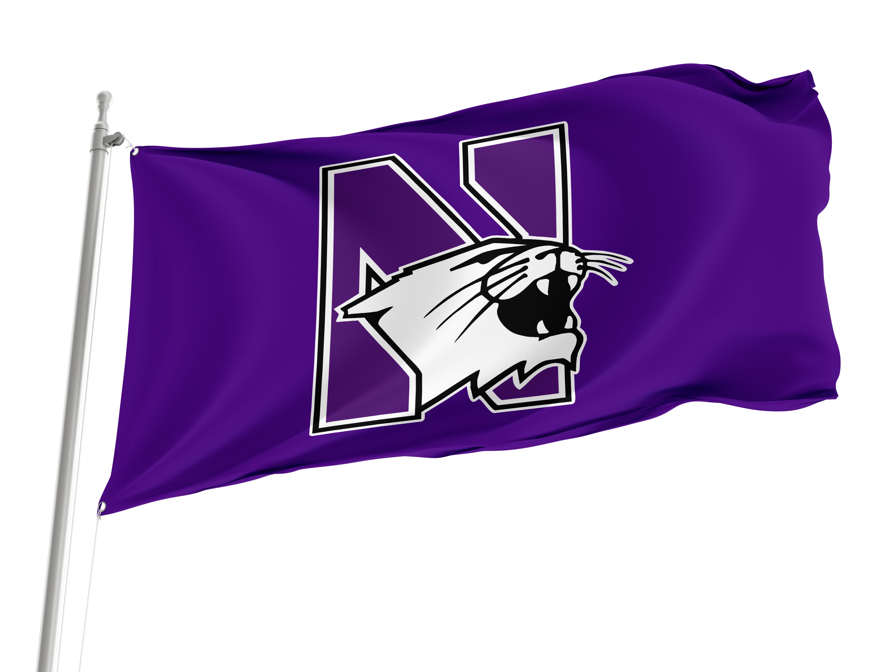 Northwestern Wildcats Flag for Indoor & Outdoor Use