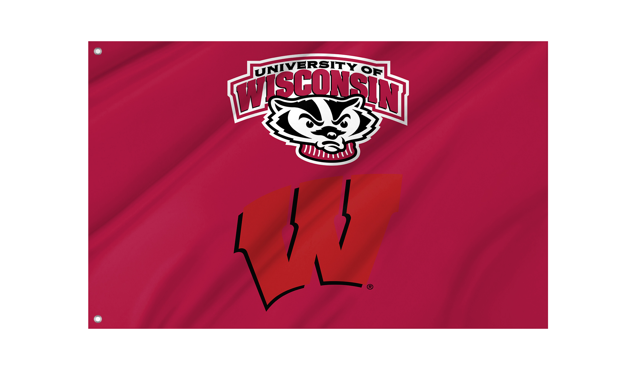 Wisconsin Badgers Flag for Indoor & Outdoor Use