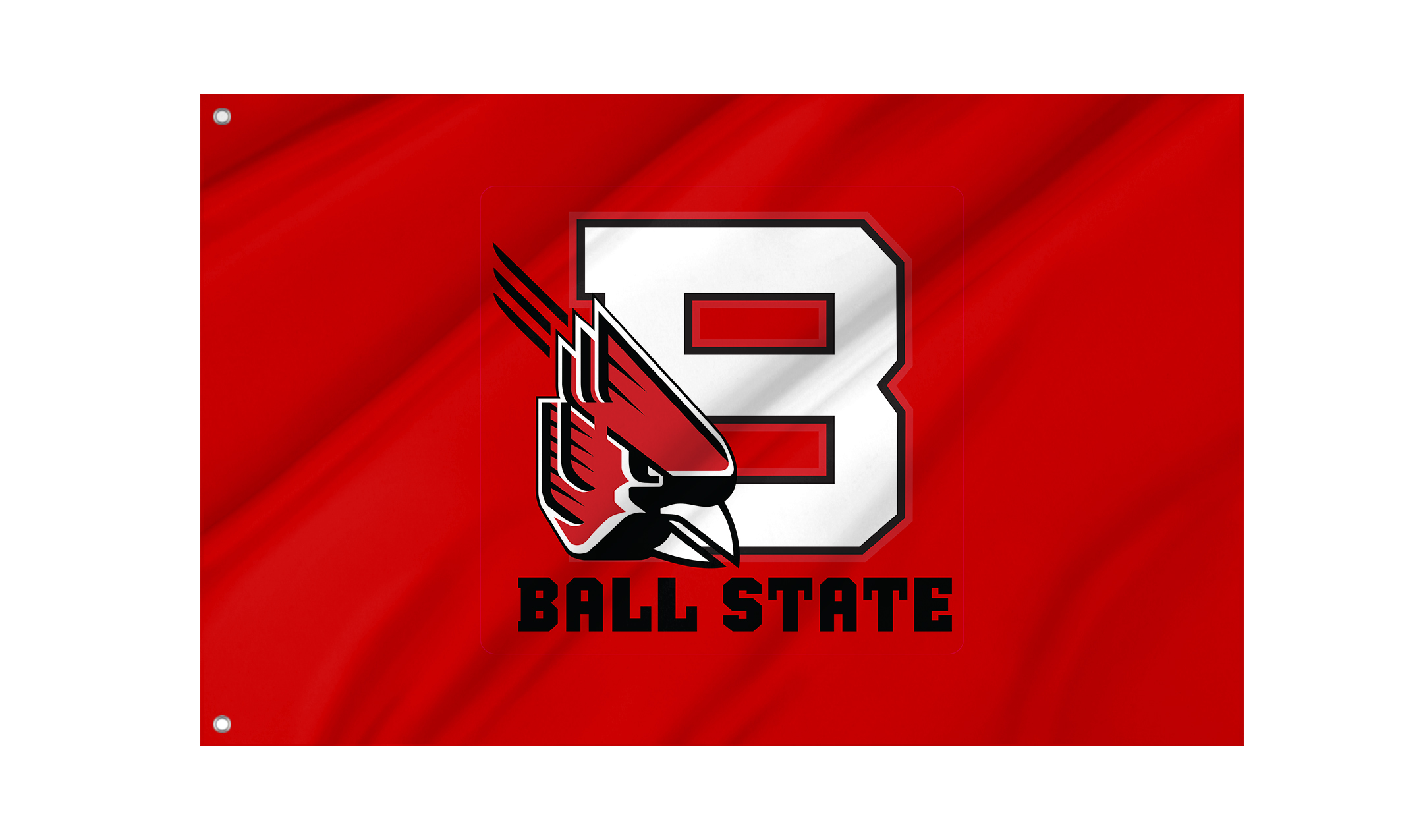 Ball State Cardinals Flag for Indoor & Outdoor Use