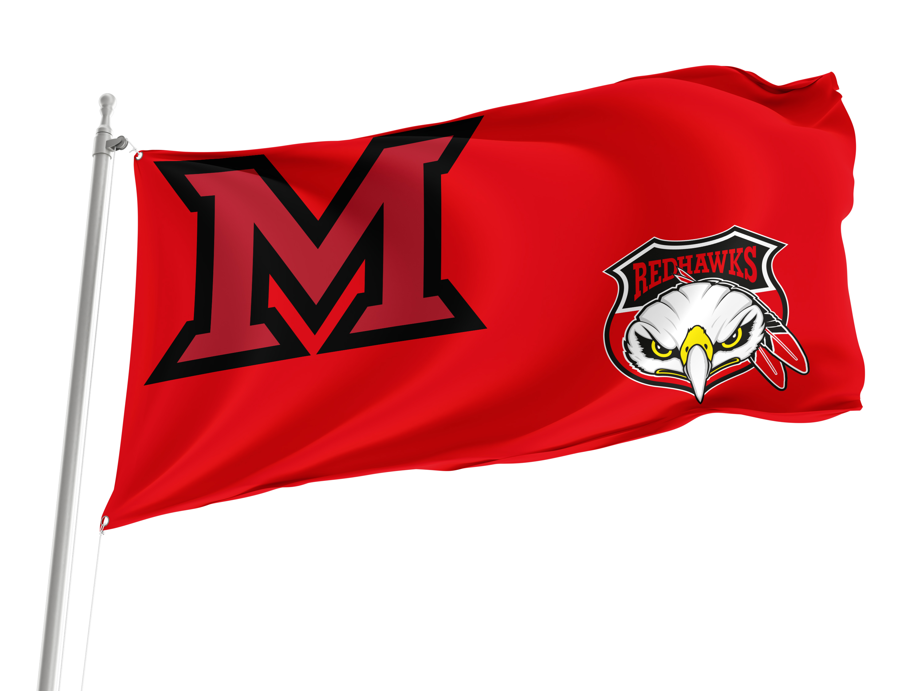 Miami (OH) RedHawks Flag for Indoor & Outdoor Use