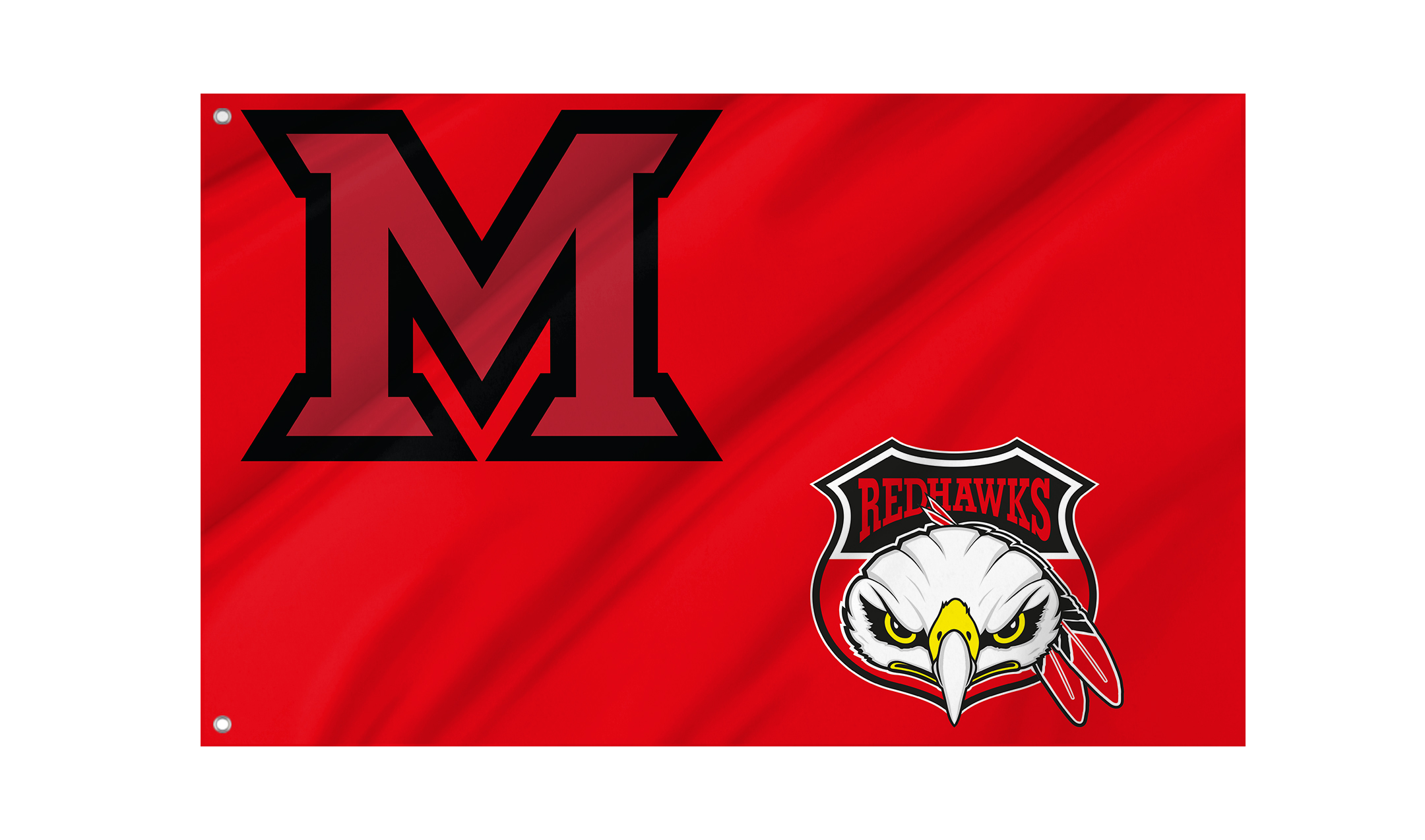 Miami (OH) RedHawks Flag for Indoor & Outdoor Use