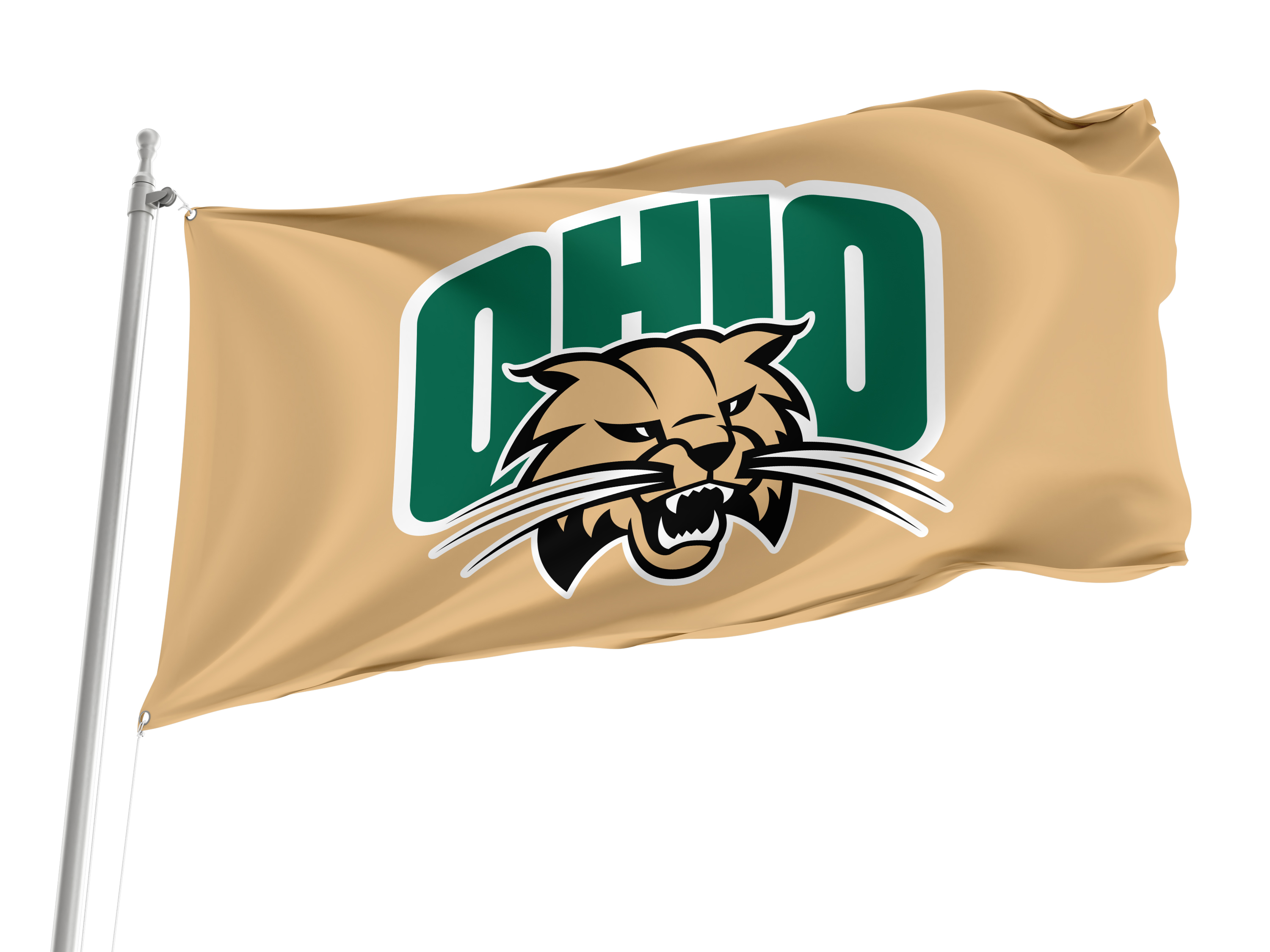 Ohio Bobcats Flag for Indoor & Outdoor Use
