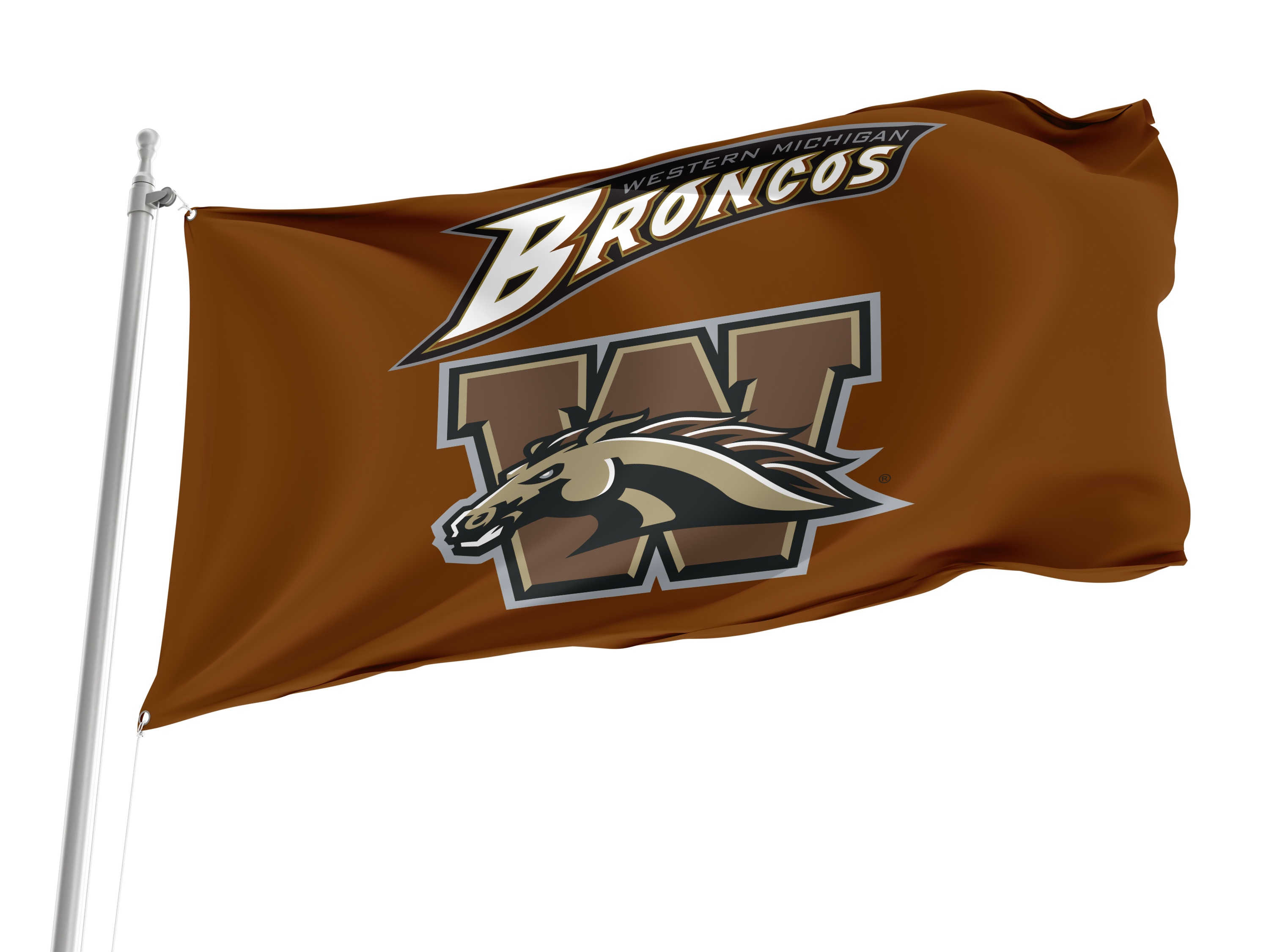 Western Michigan Broncos Flag for Indoor & Outdoor Use