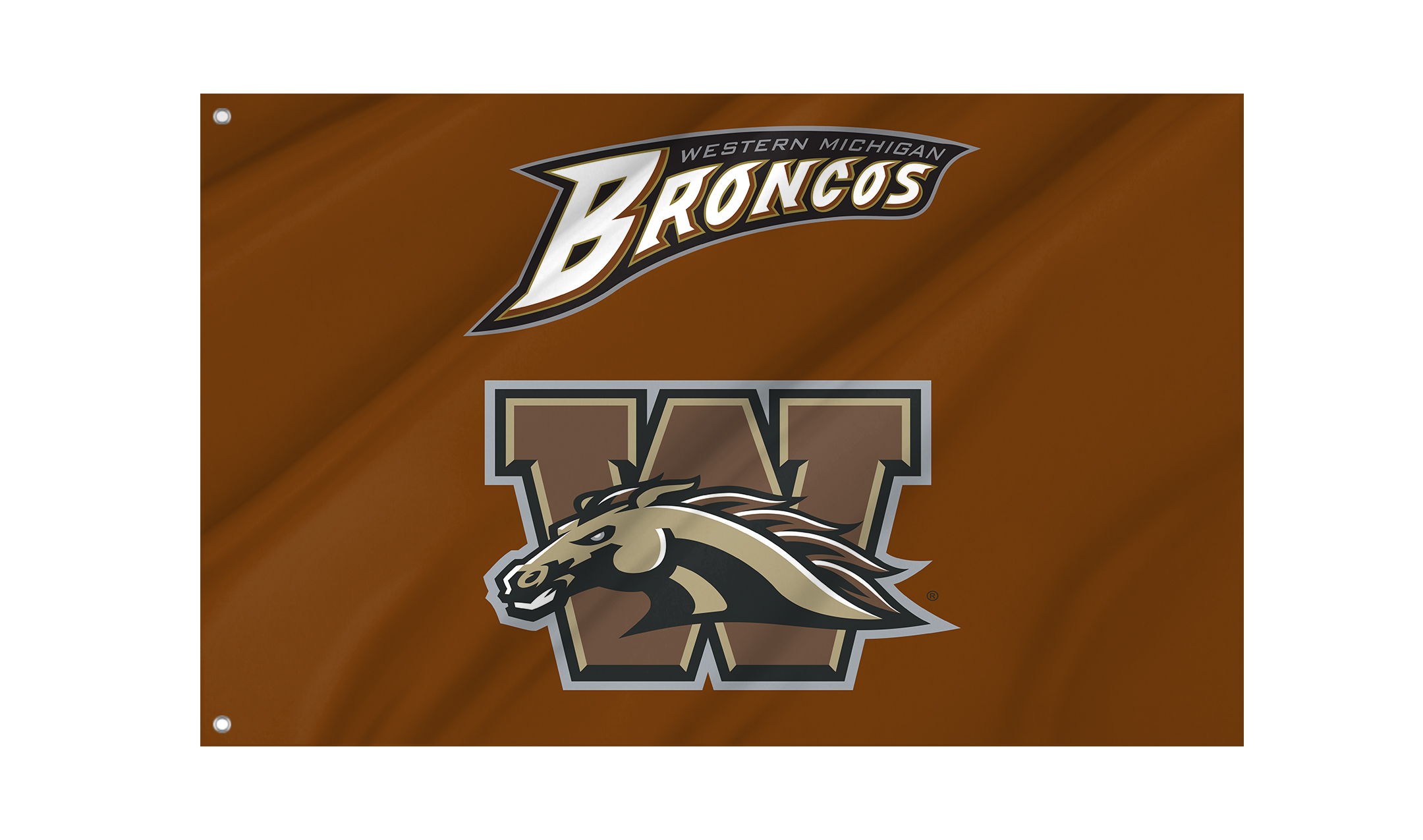 Western Michigan Broncos Flag for Indoor & Outdoor Use