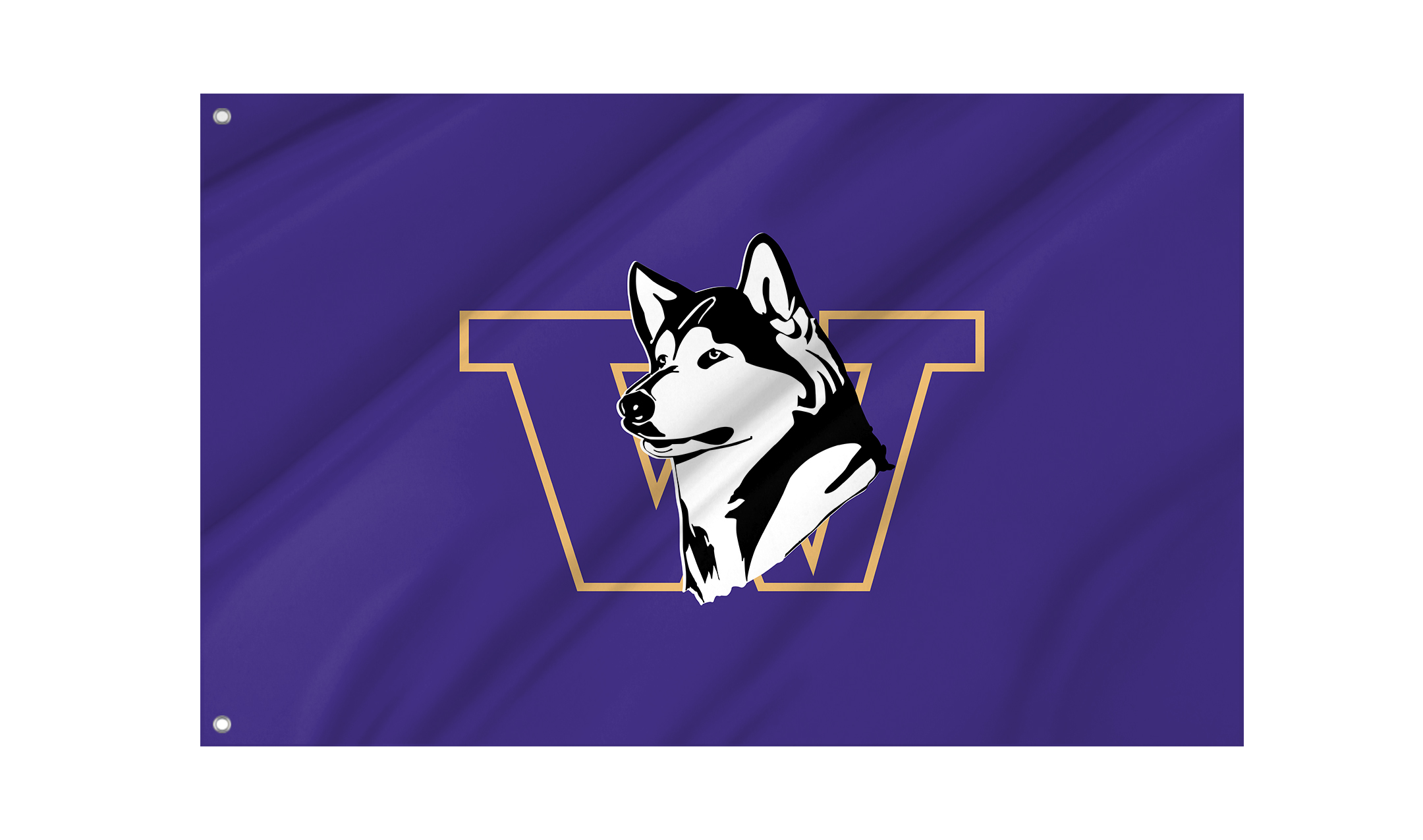 Washington Huskies Flag for Indoor & Outdoor Use