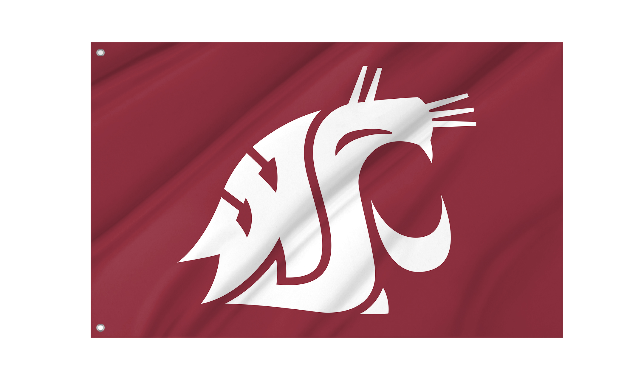 Washington State Cougars Flag for Indoor & Outdoor Use