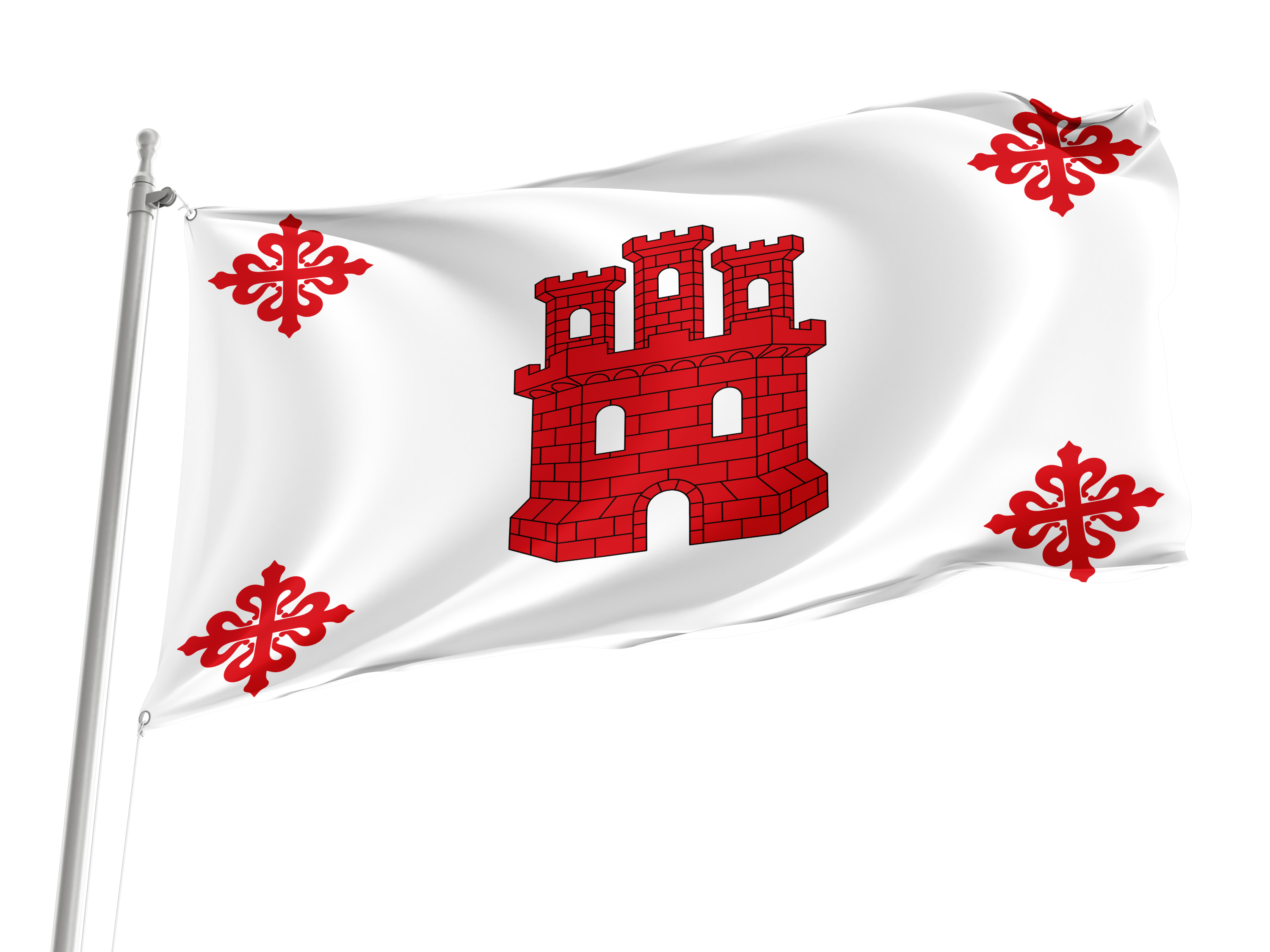 Aldea del Rey Flag for Indoor & Outdoor Use