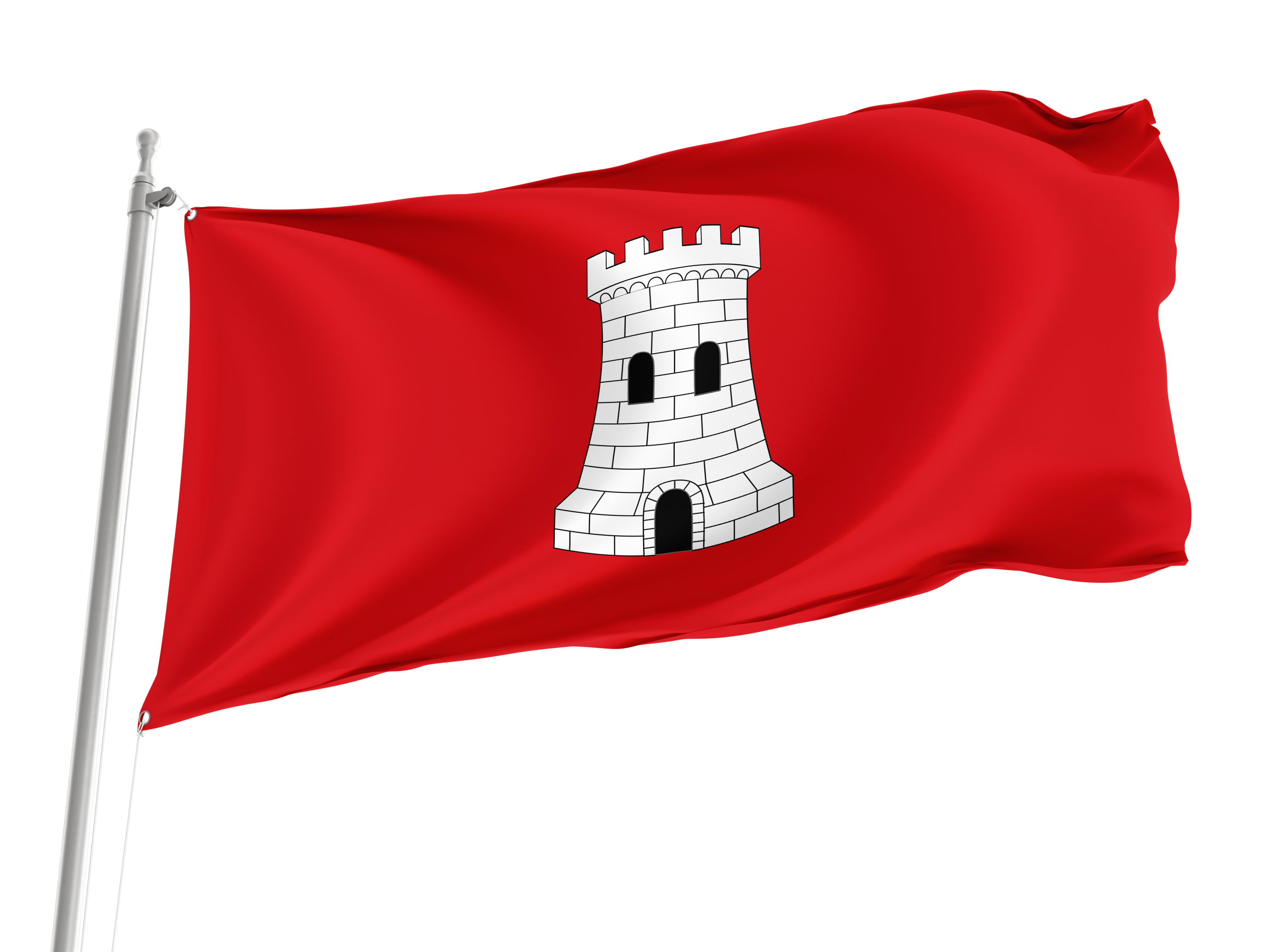 Torre del Burgo Flag for Indoor & Outdoor Use