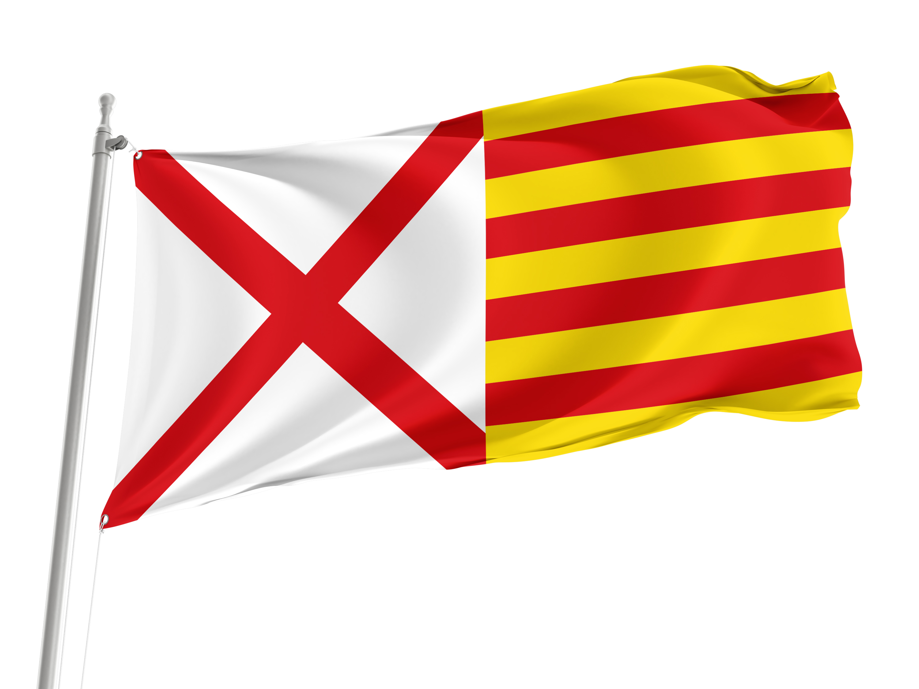L'Hospitalet de Llobregat Flag for Indoor & Outdoor Use