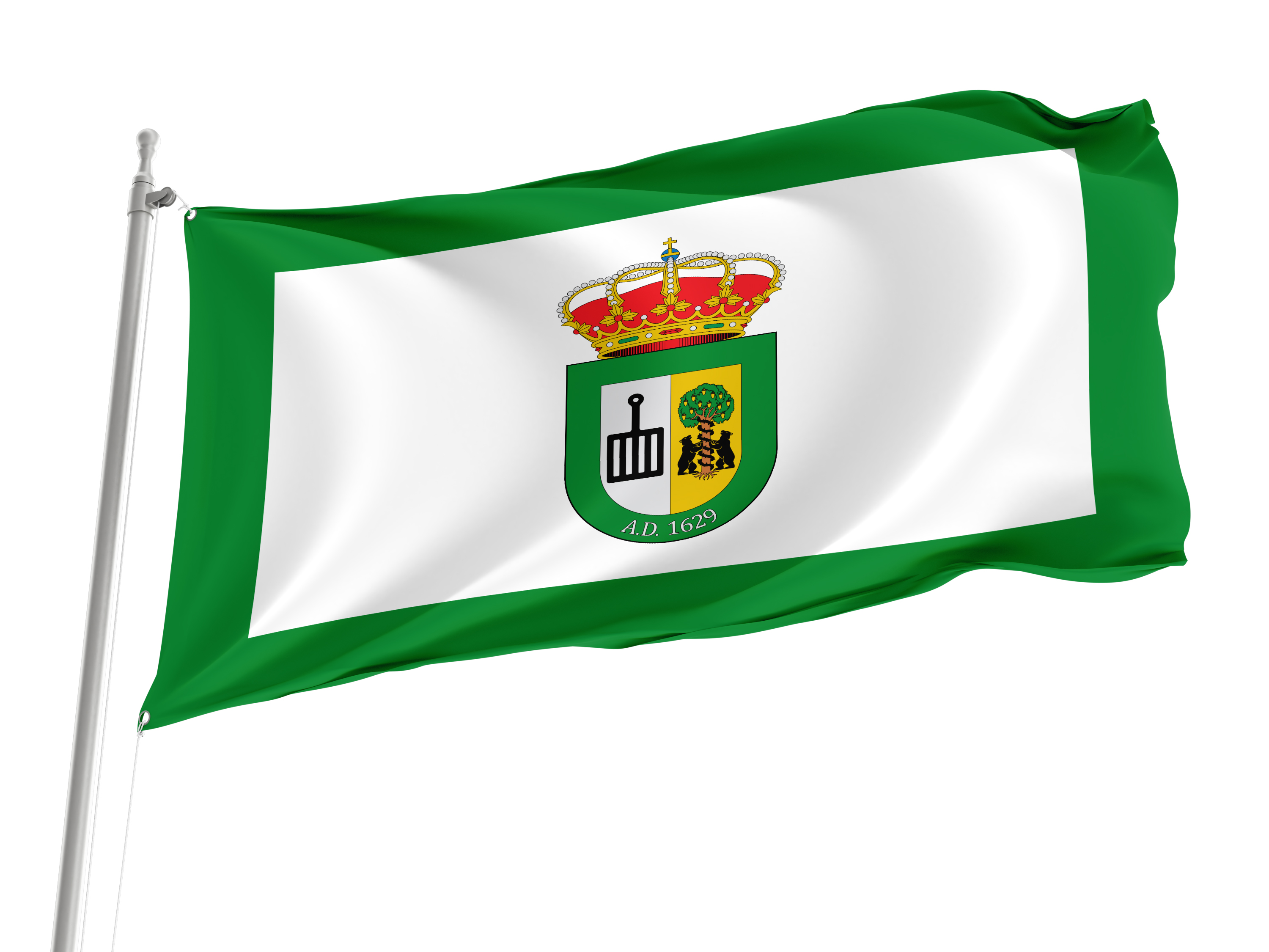 Conquista de la Sierra Flag for Indoor & Outdoor Use