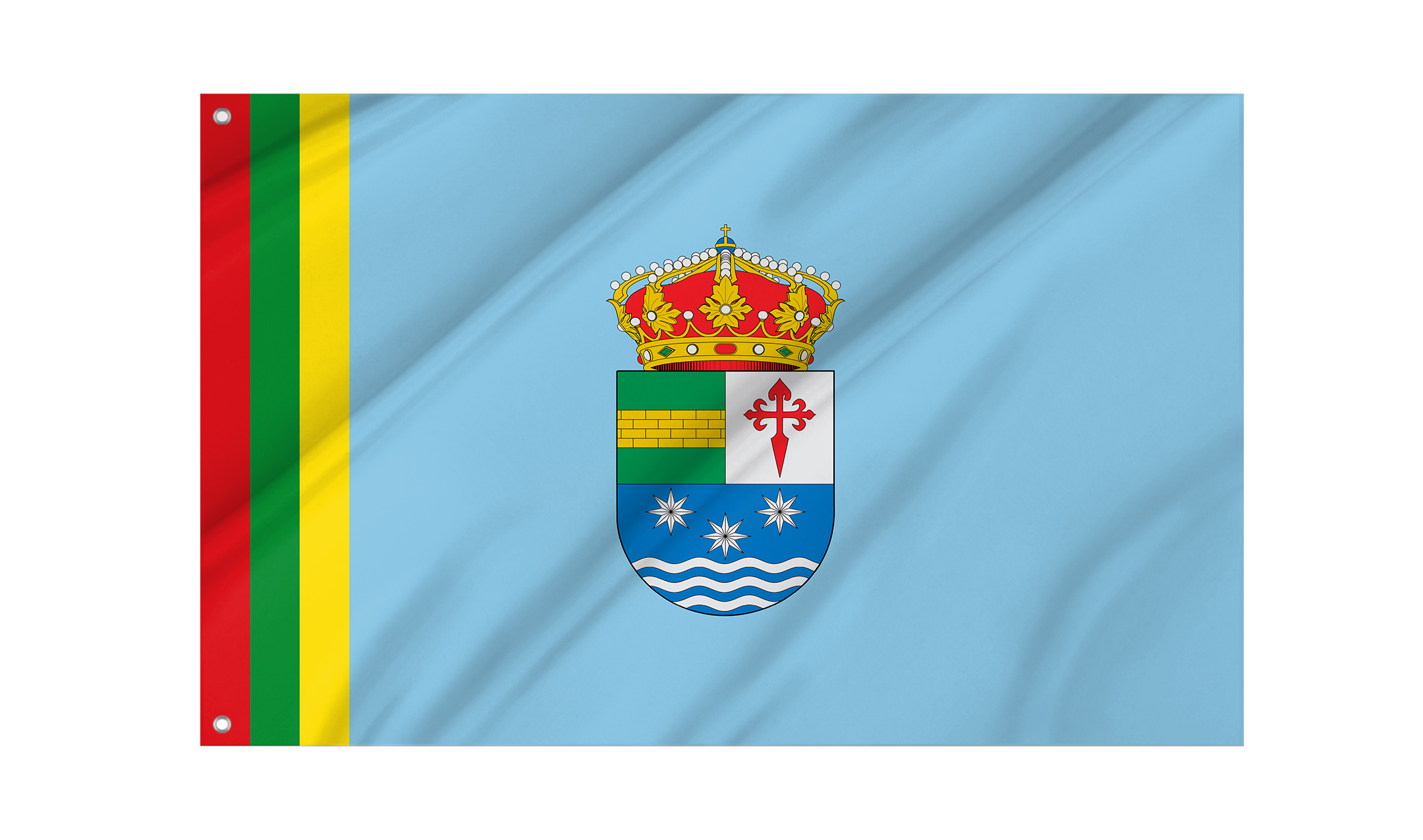 Puebla de la Calzada Flag for Indoor & Outdoor Use