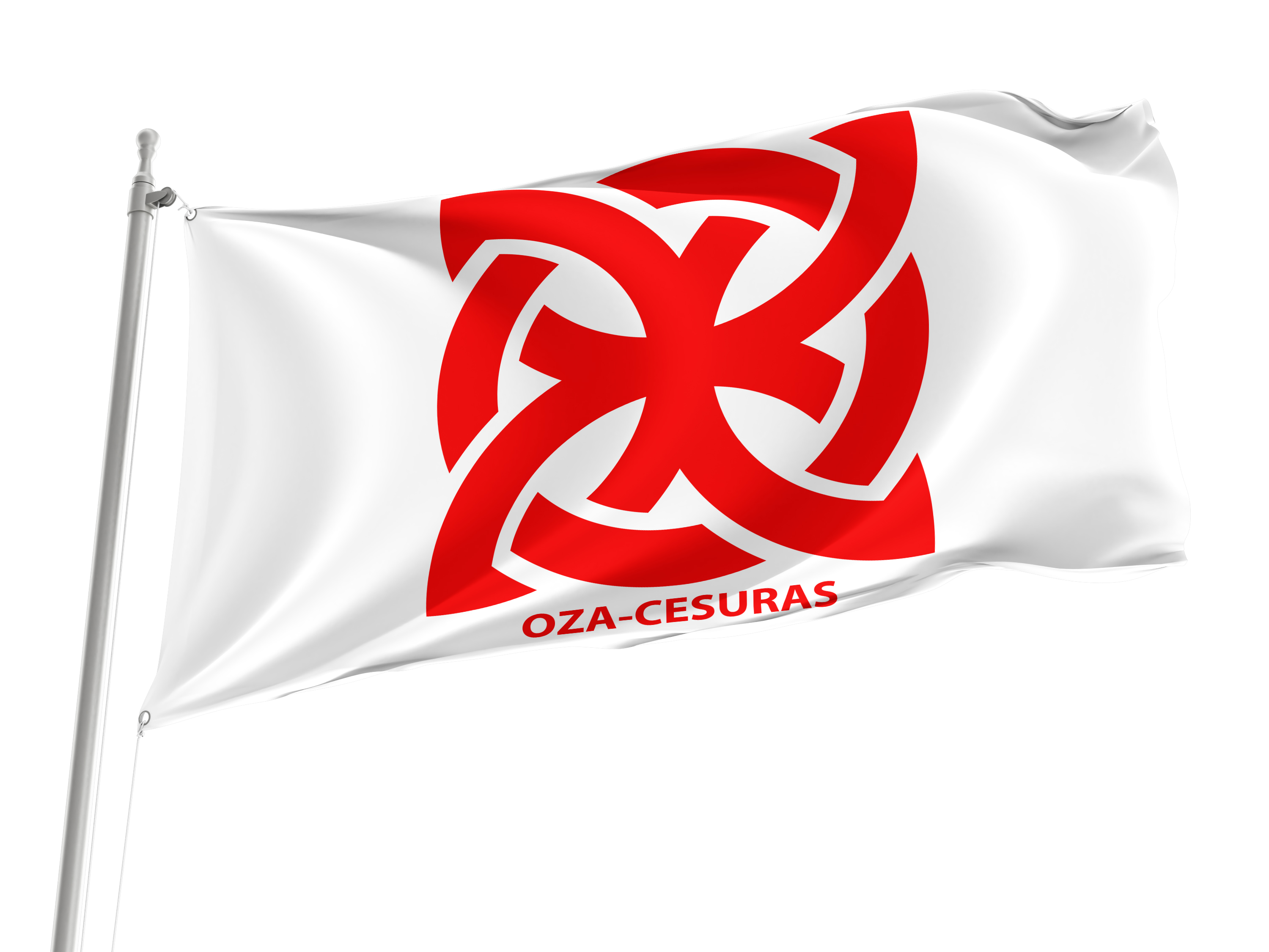 Oza-Cesuras Flag for Indoor & Outdoor Use