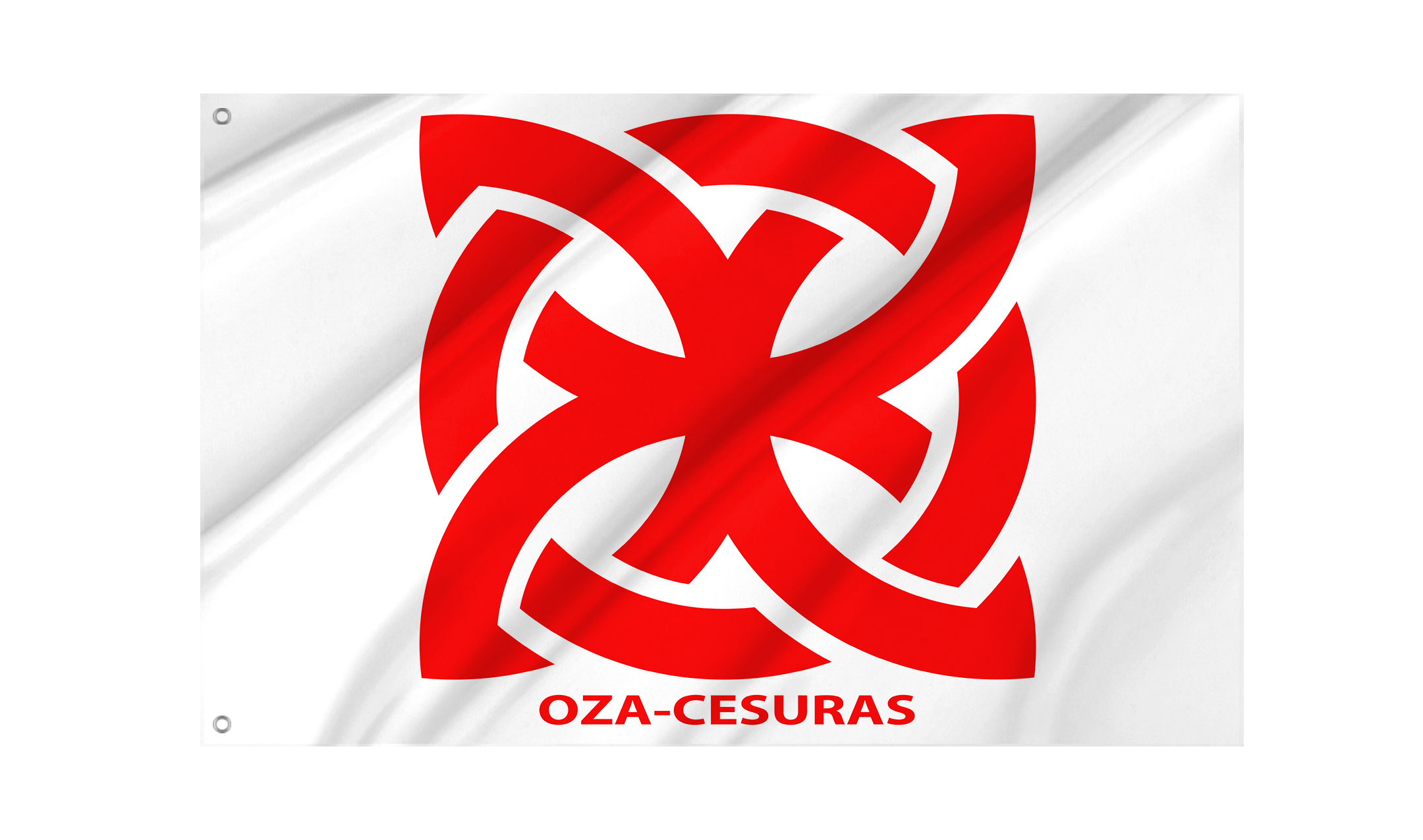 Oza-Cesuras Flag for Indoor & Outdoor Use