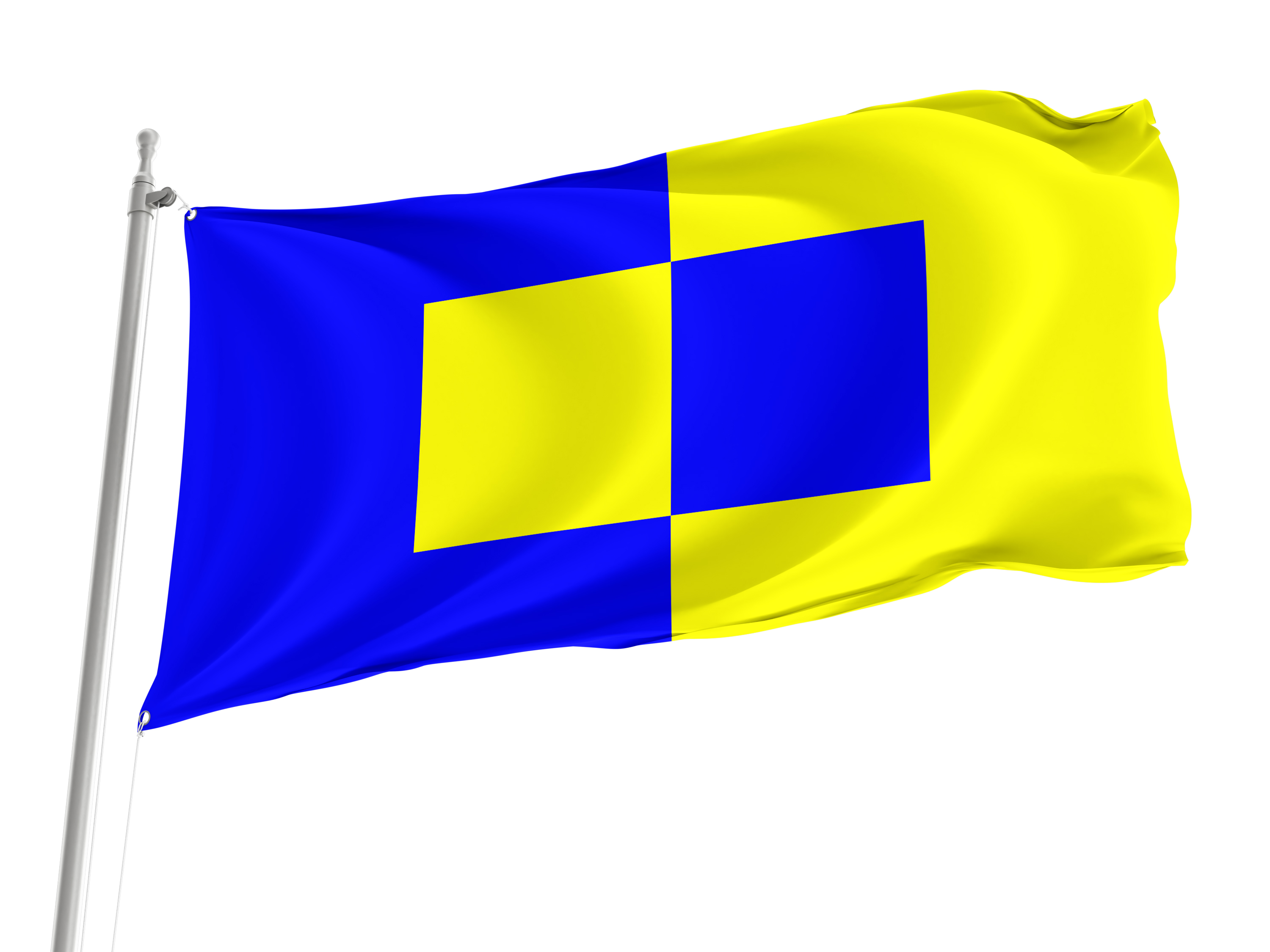 Quel Flag for Indoor & Outdoor Use