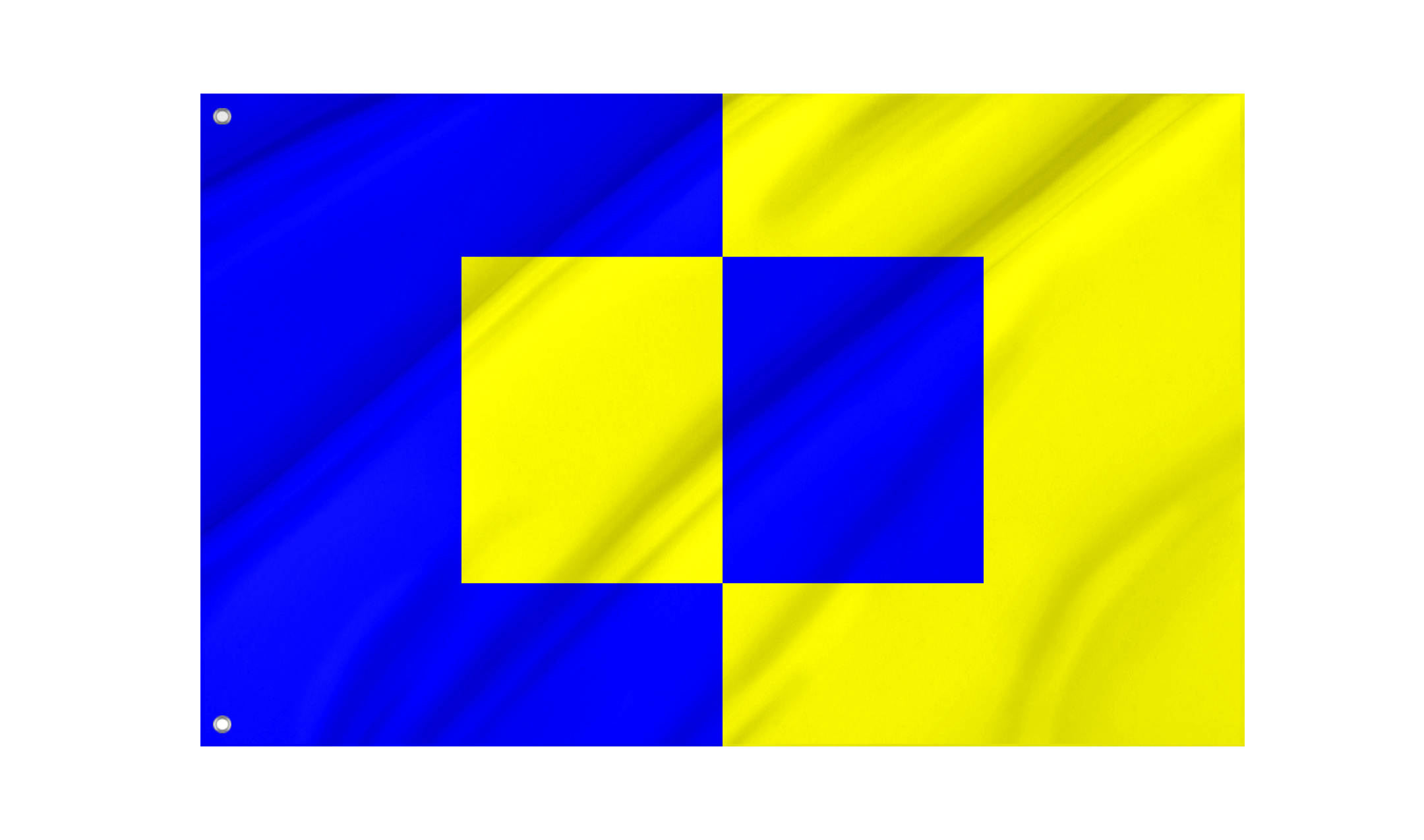 Quel Flag for Indoor & Outdoor Use