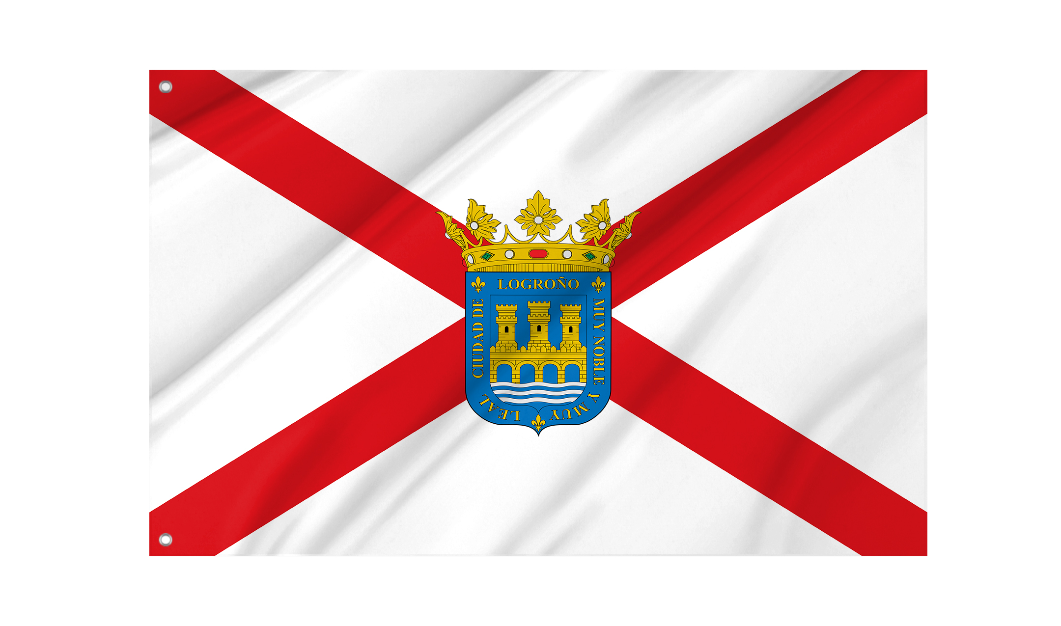 Logroño Flag for Indoor & Outdoor Use