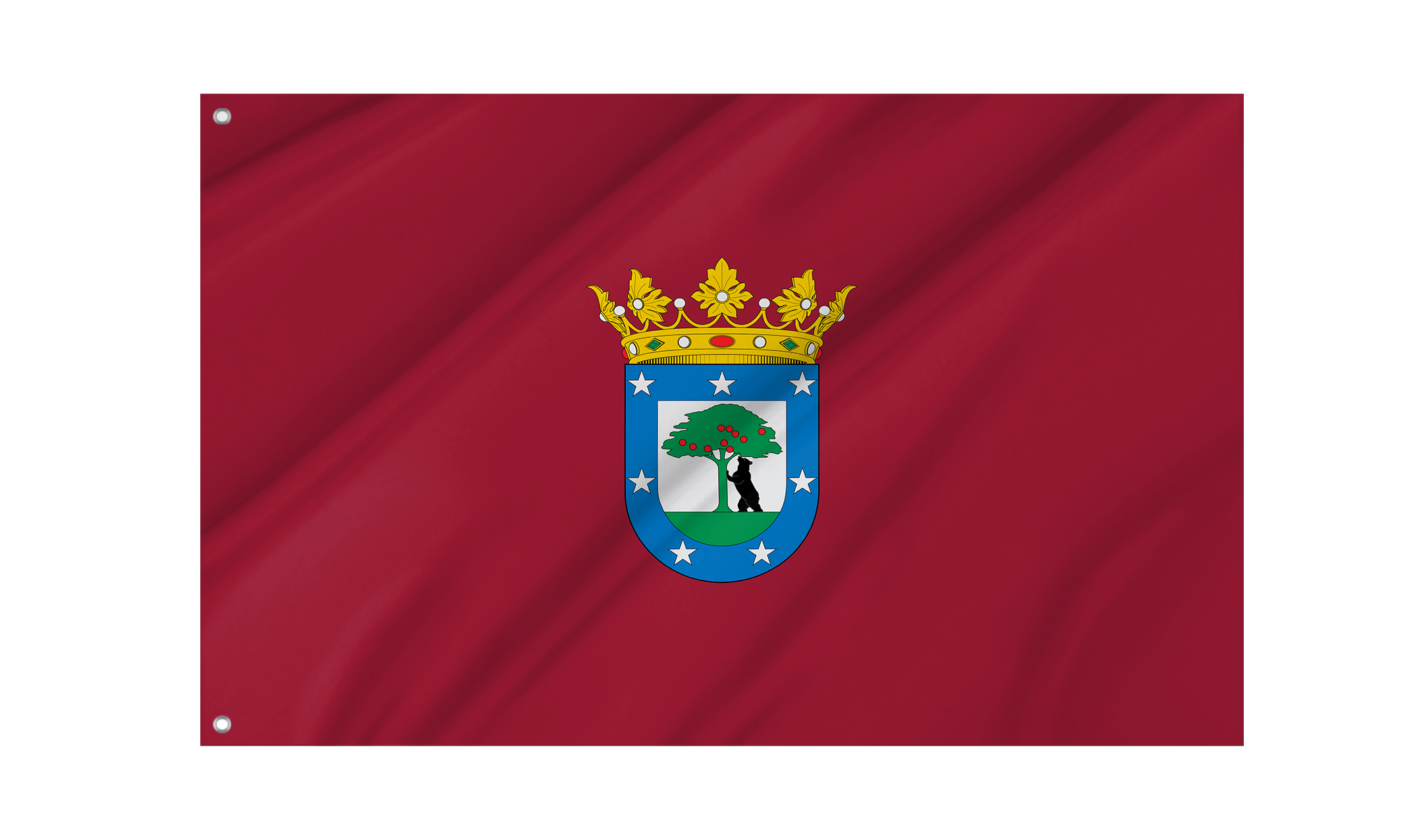 Madrid Flag for Indoor & Outdoor Use
