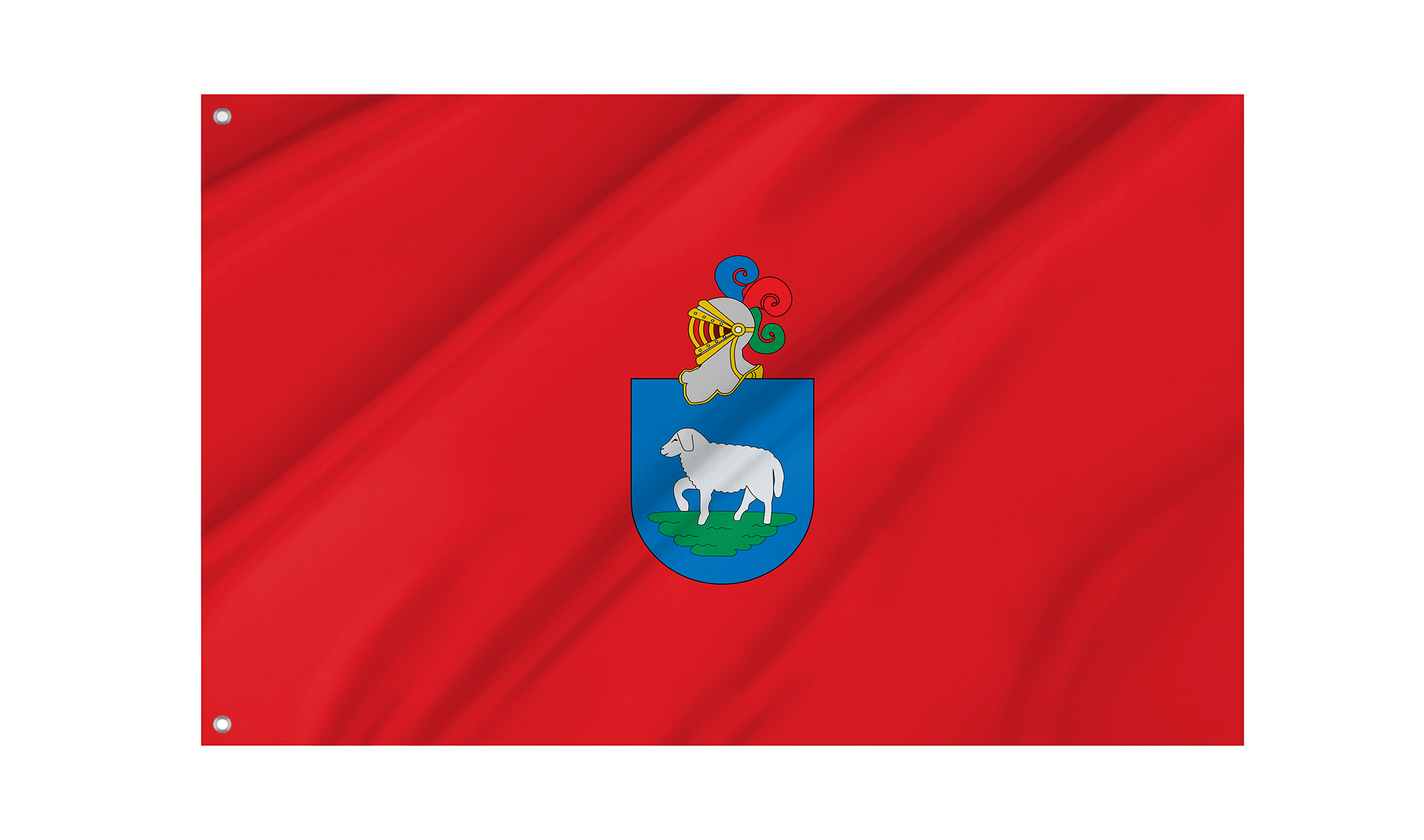 Ansoáin Red Flag for Indoor & Outdoor Use