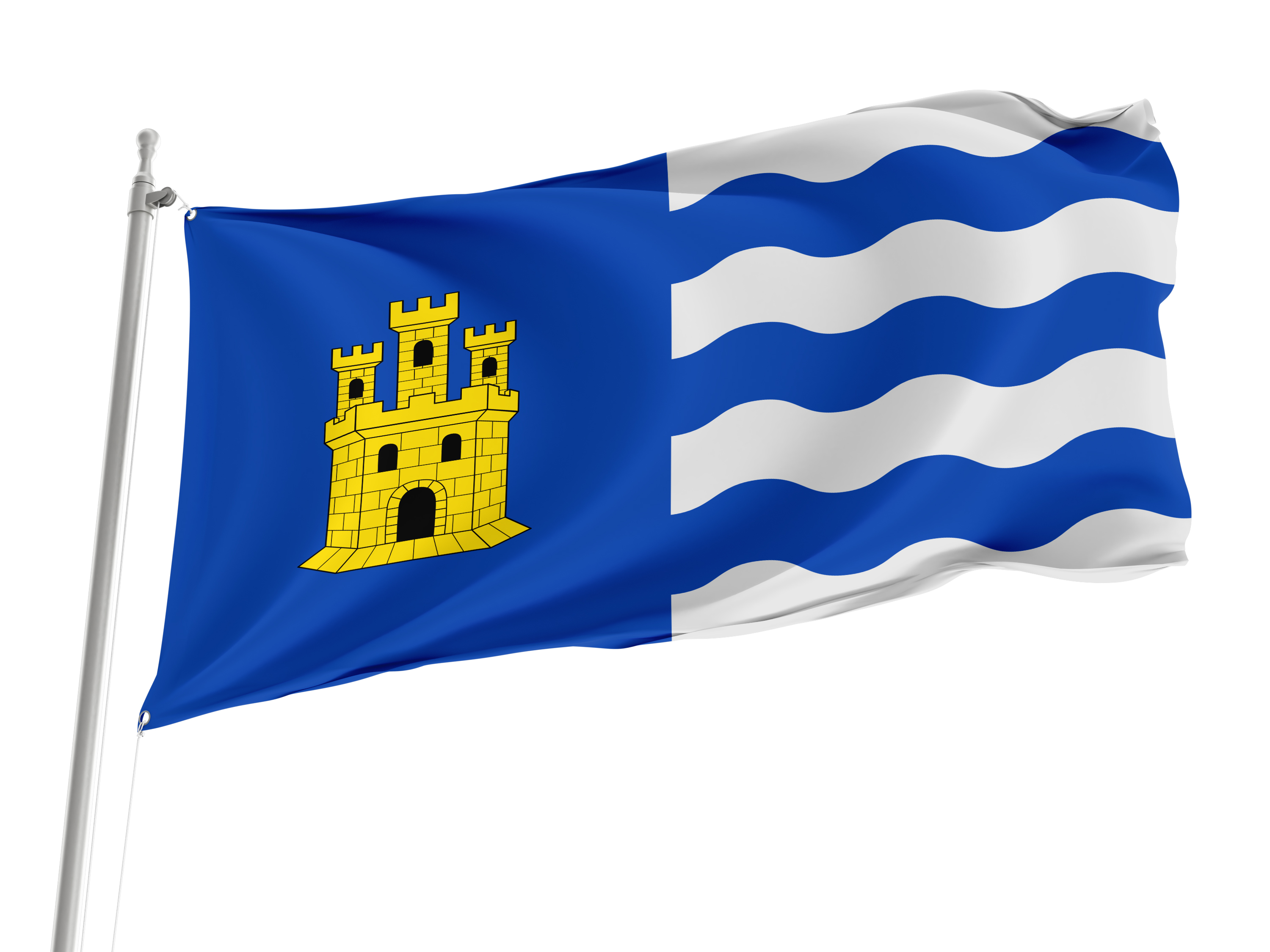 Puebla de Arenoso Flag for Indoor & Outdoor Use