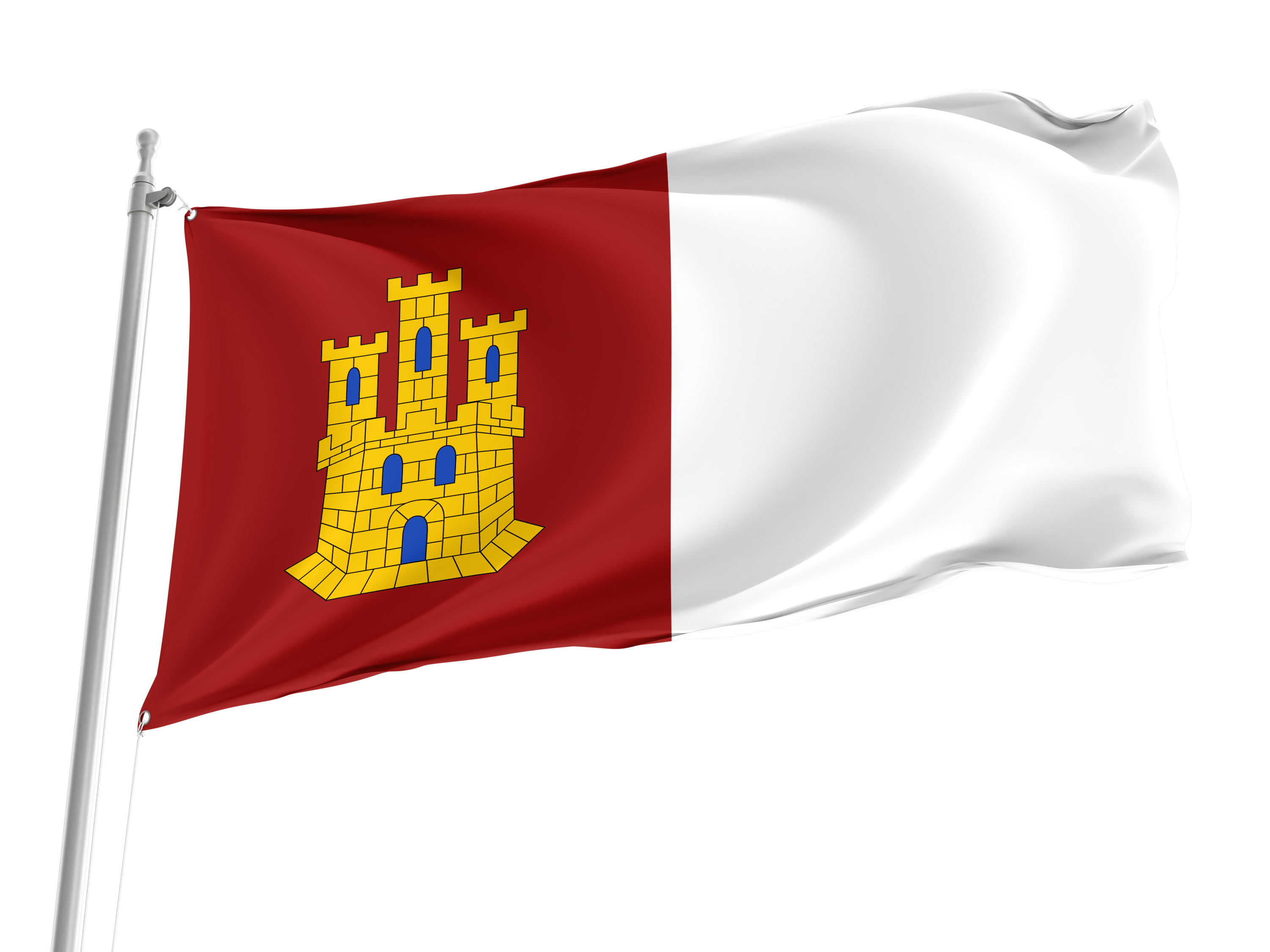 Castile La Mancha Flag for Indoor & Outdoor Use