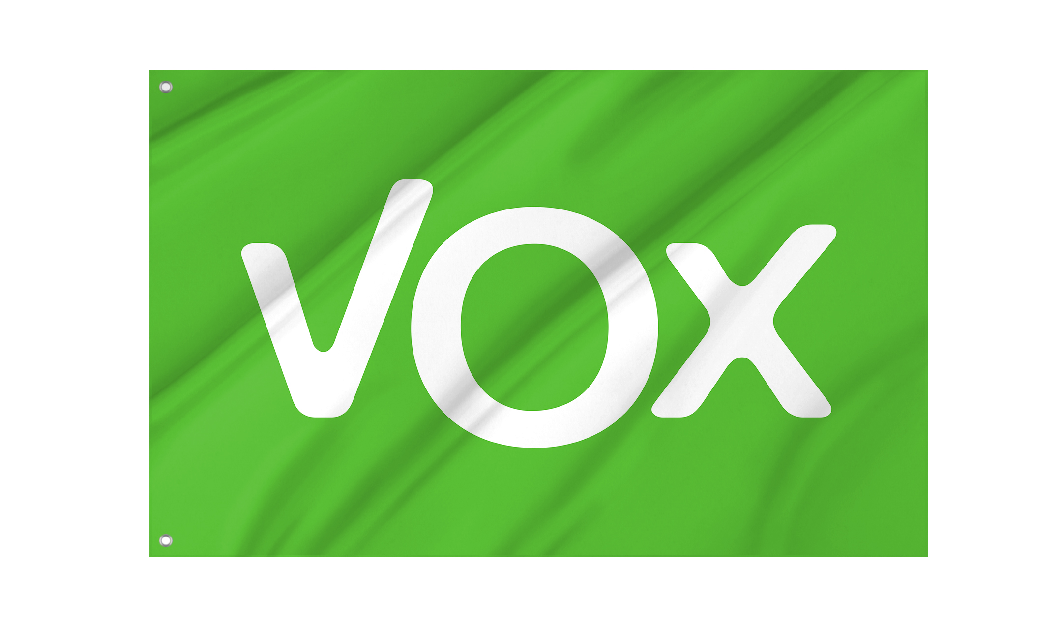 VOX a Conservative Political Party in Spain Flag for Indoor & Outdoor Use
