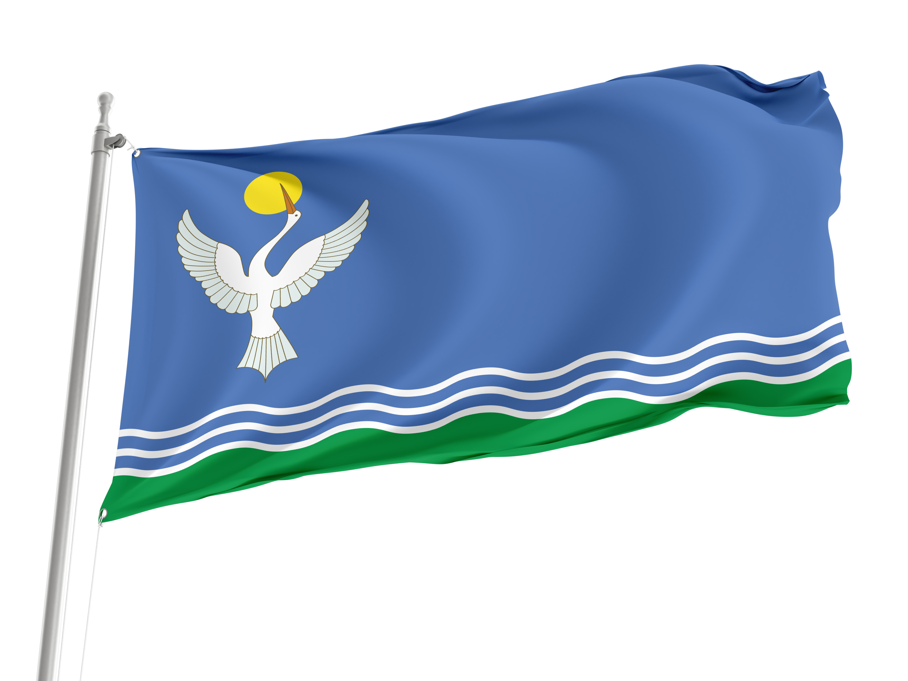 Chishminsky Rayon Flag for Indoor & Outdoor Use