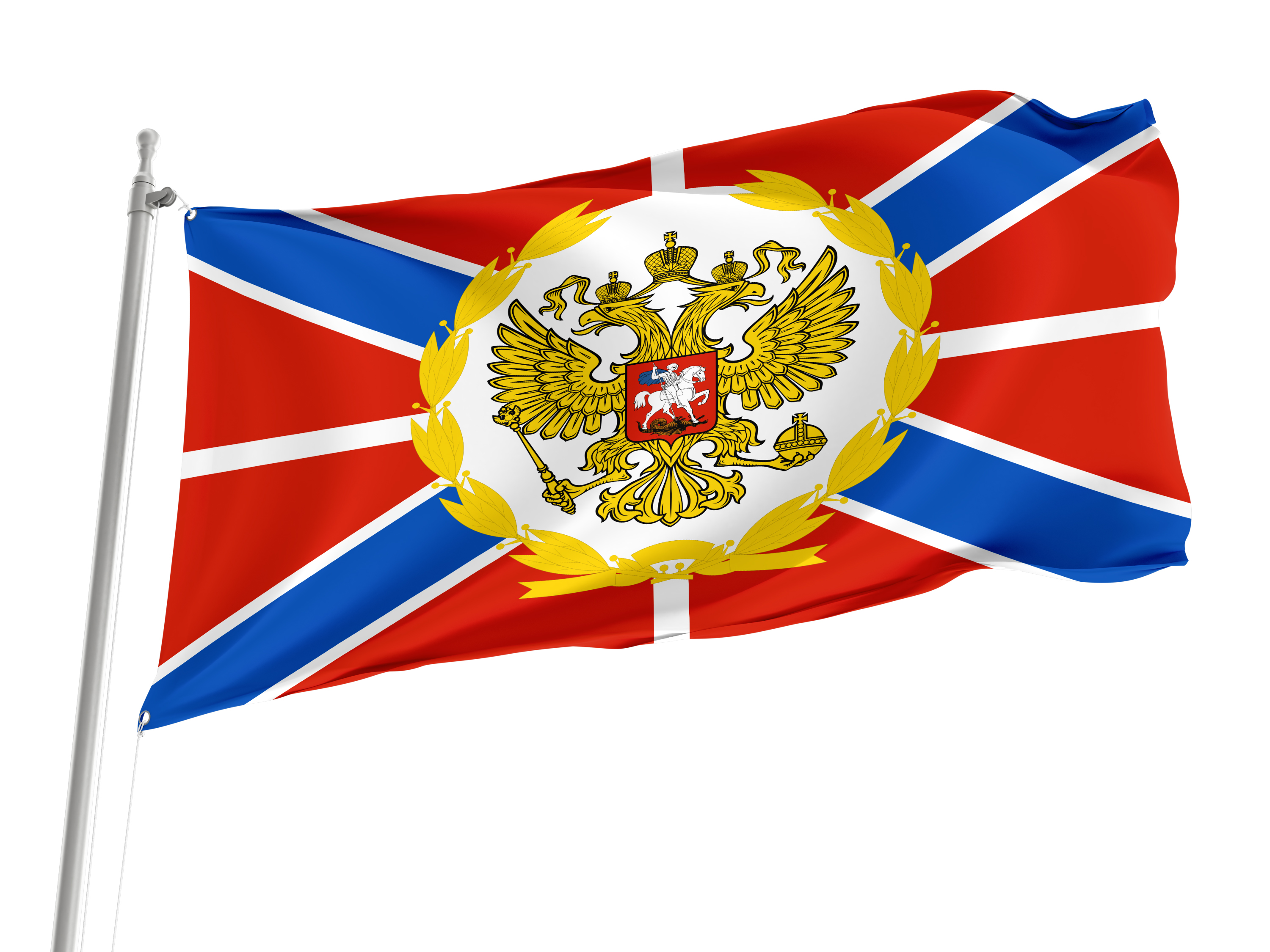 Commander 2000 Minister Russia Flag for Indoor & Outdoor Use