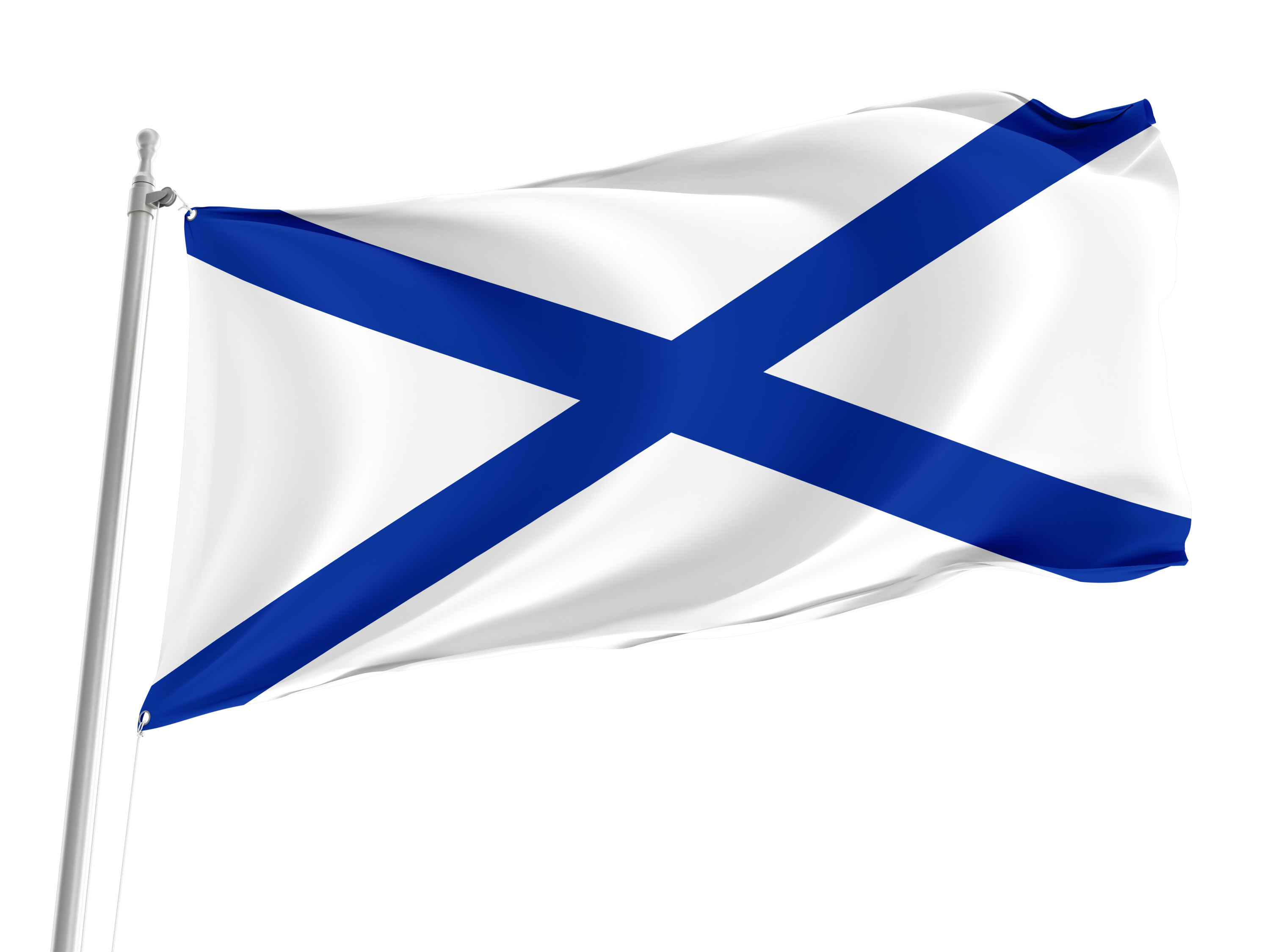 Naval Ensign of Russia Flag for Indoor & Outdoor Use