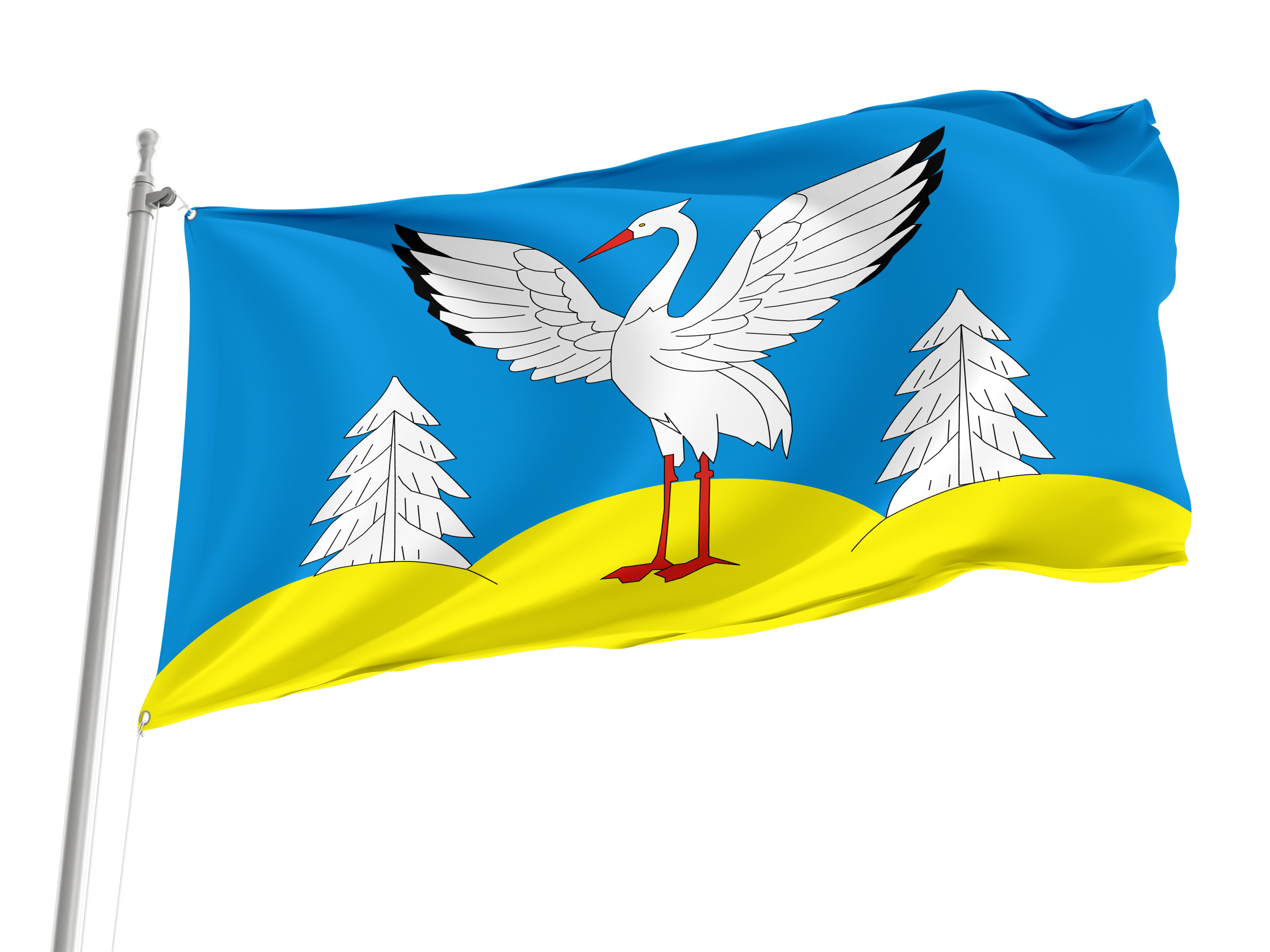 Batama Rural Settlement Flag for Indoor & Outdoor Use