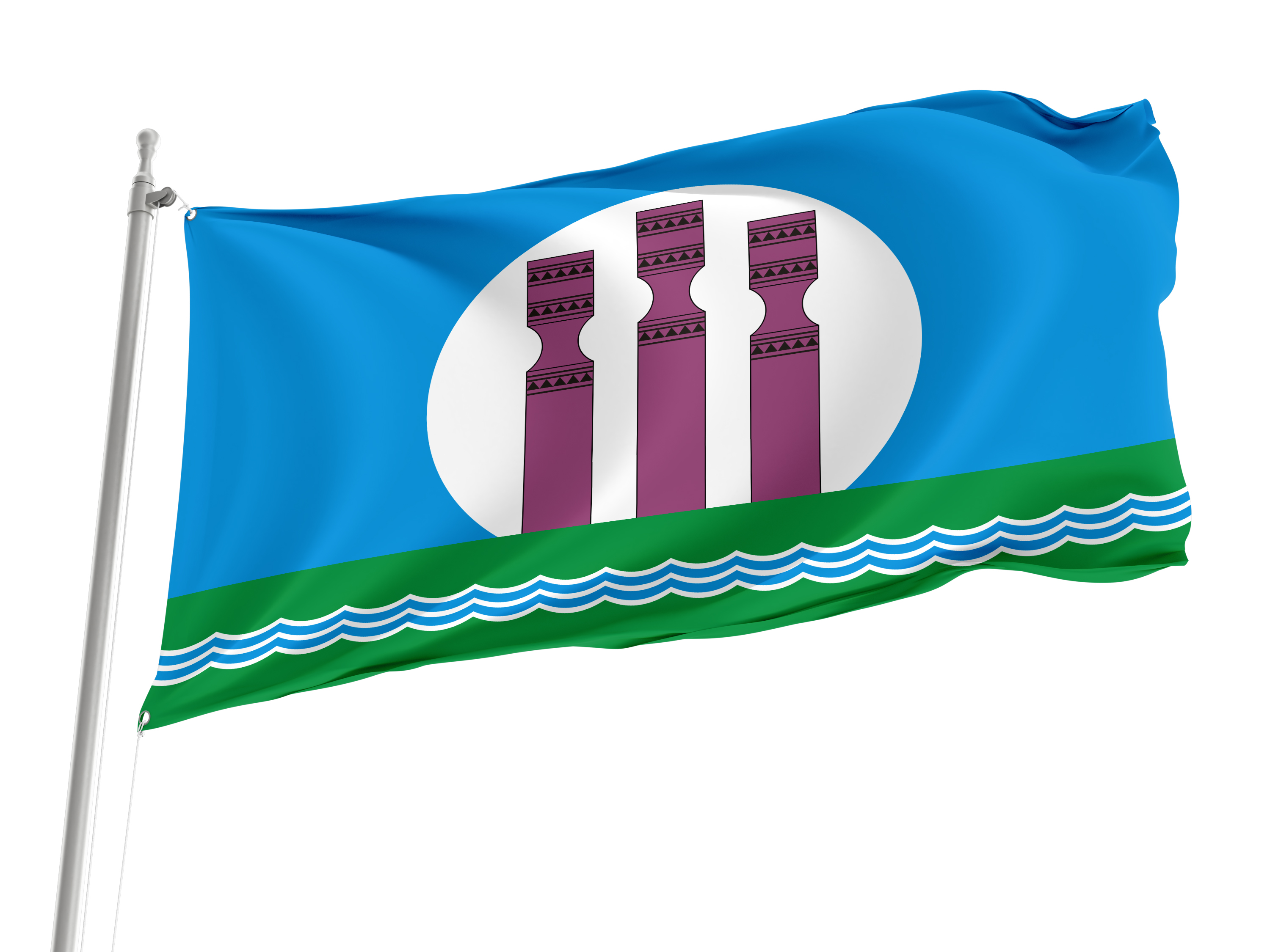 Bayagantaysky Flag for Indoor & Outdoor Use