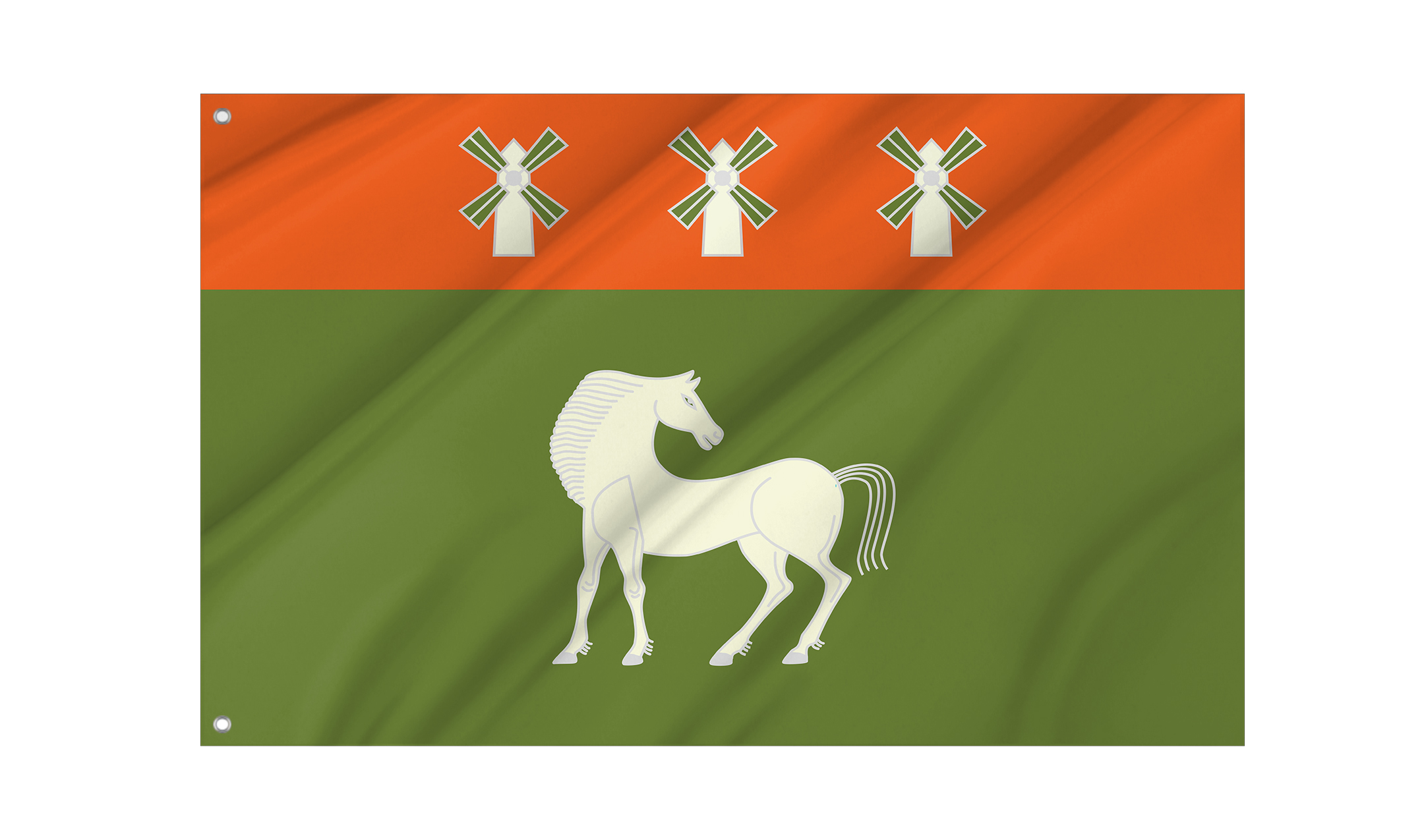 Davlekanovsky Rayon Flag for Indoor & Outdoor Use