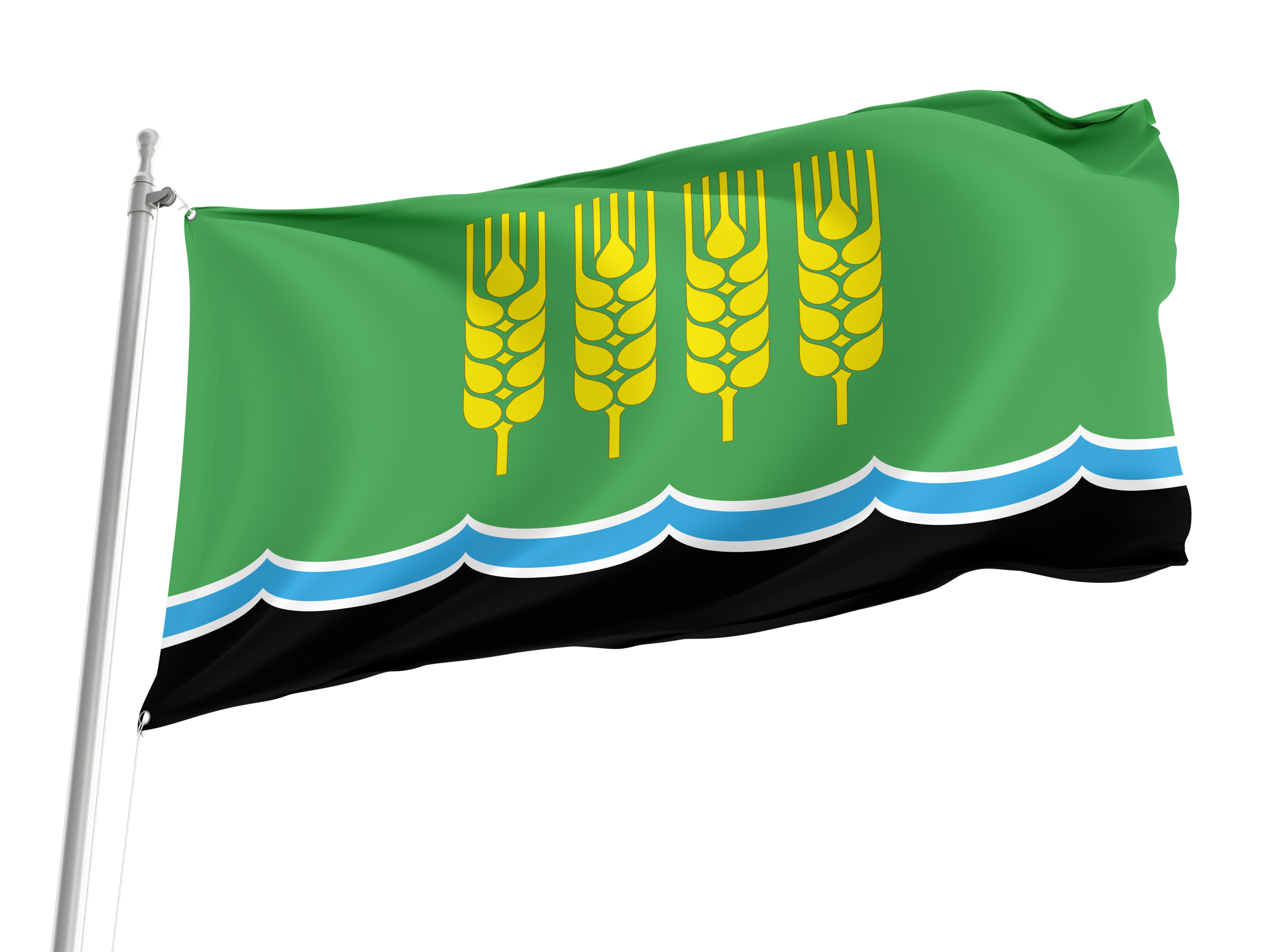 Dyurtyulinsky Rayon Flag for Indoor & Outdoor Use