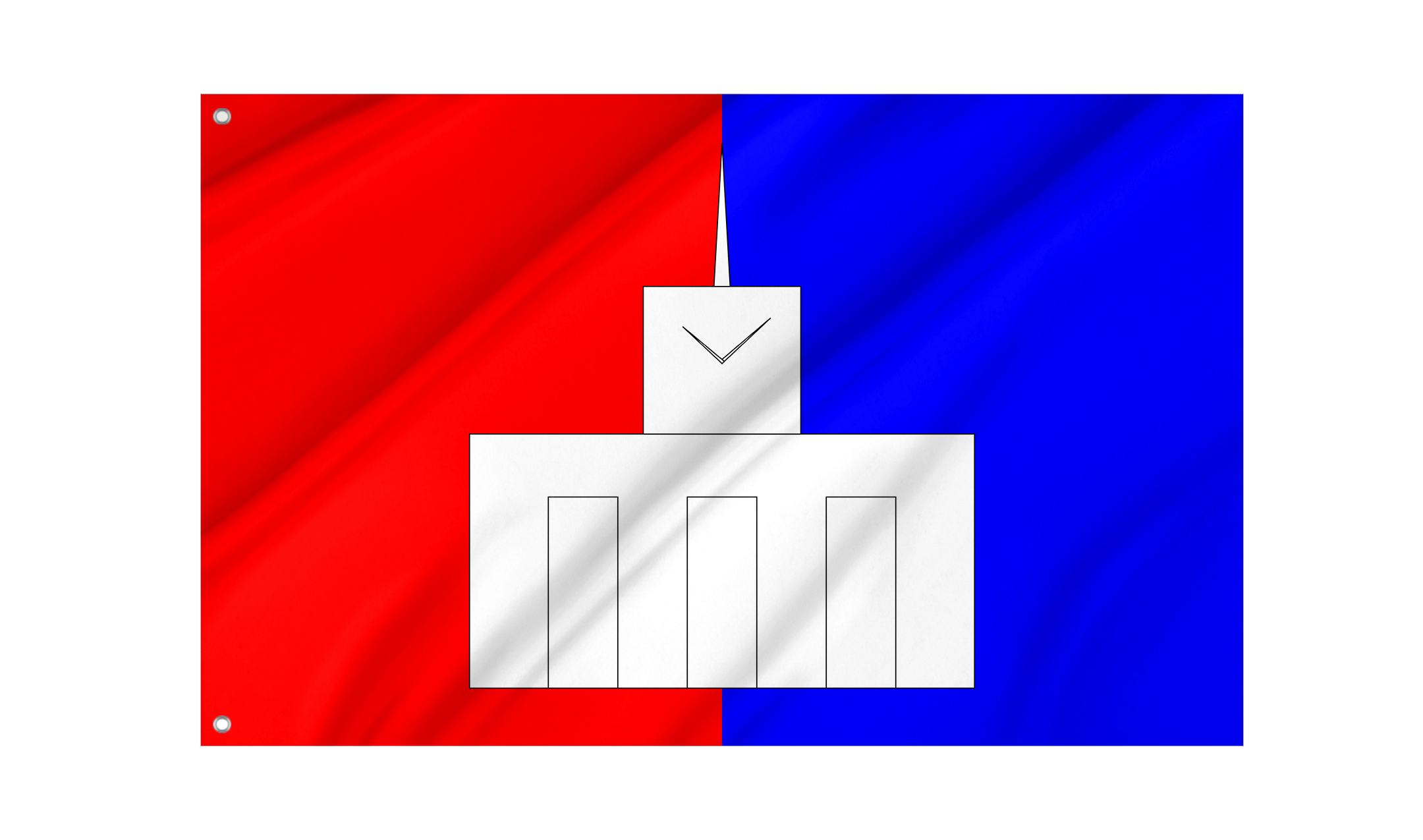 Finlyandsky Okrug Flag for Indoor & Outdoor Use