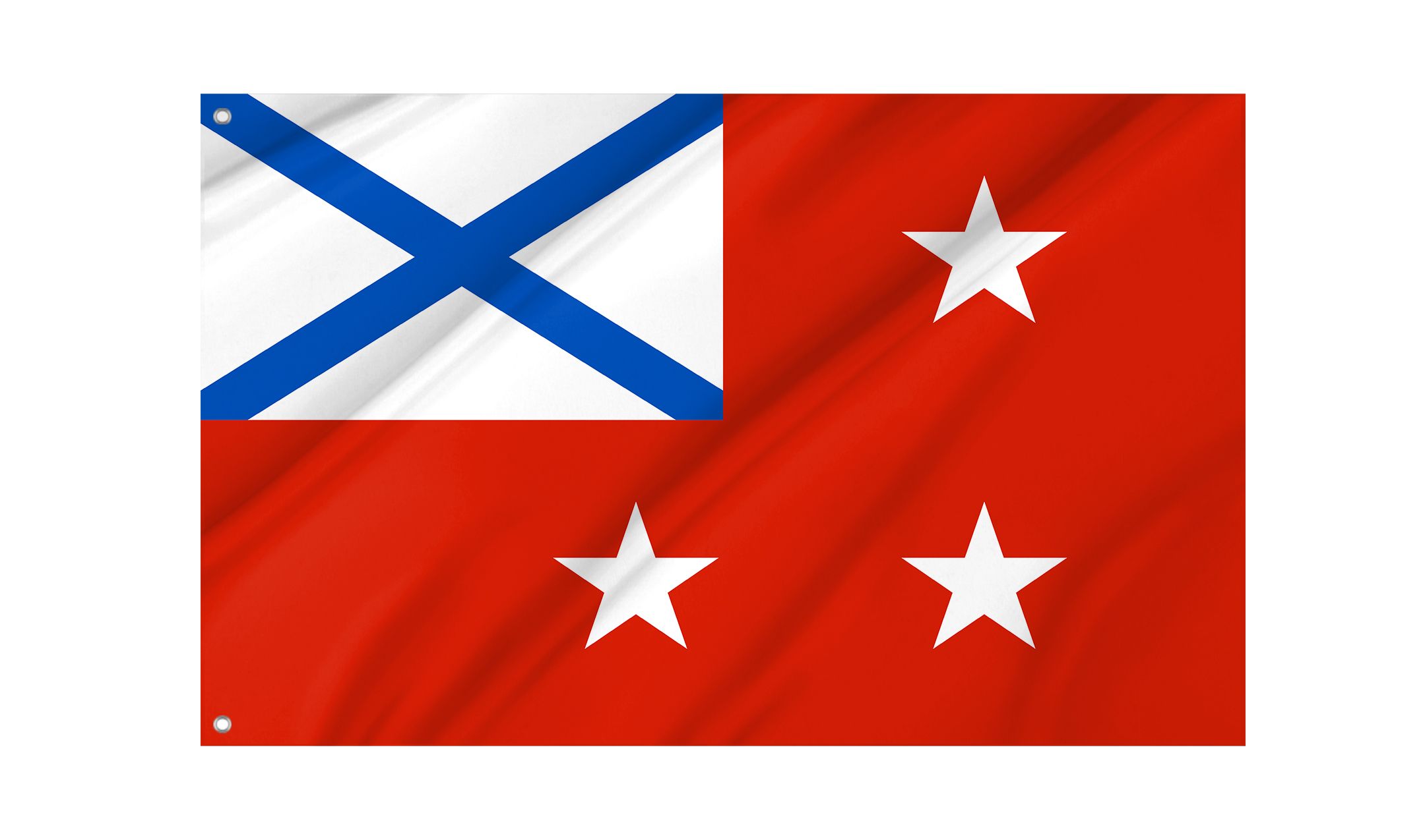 Fleet Commanders 2000 Russia Flag for Indoor & Outdoor Use