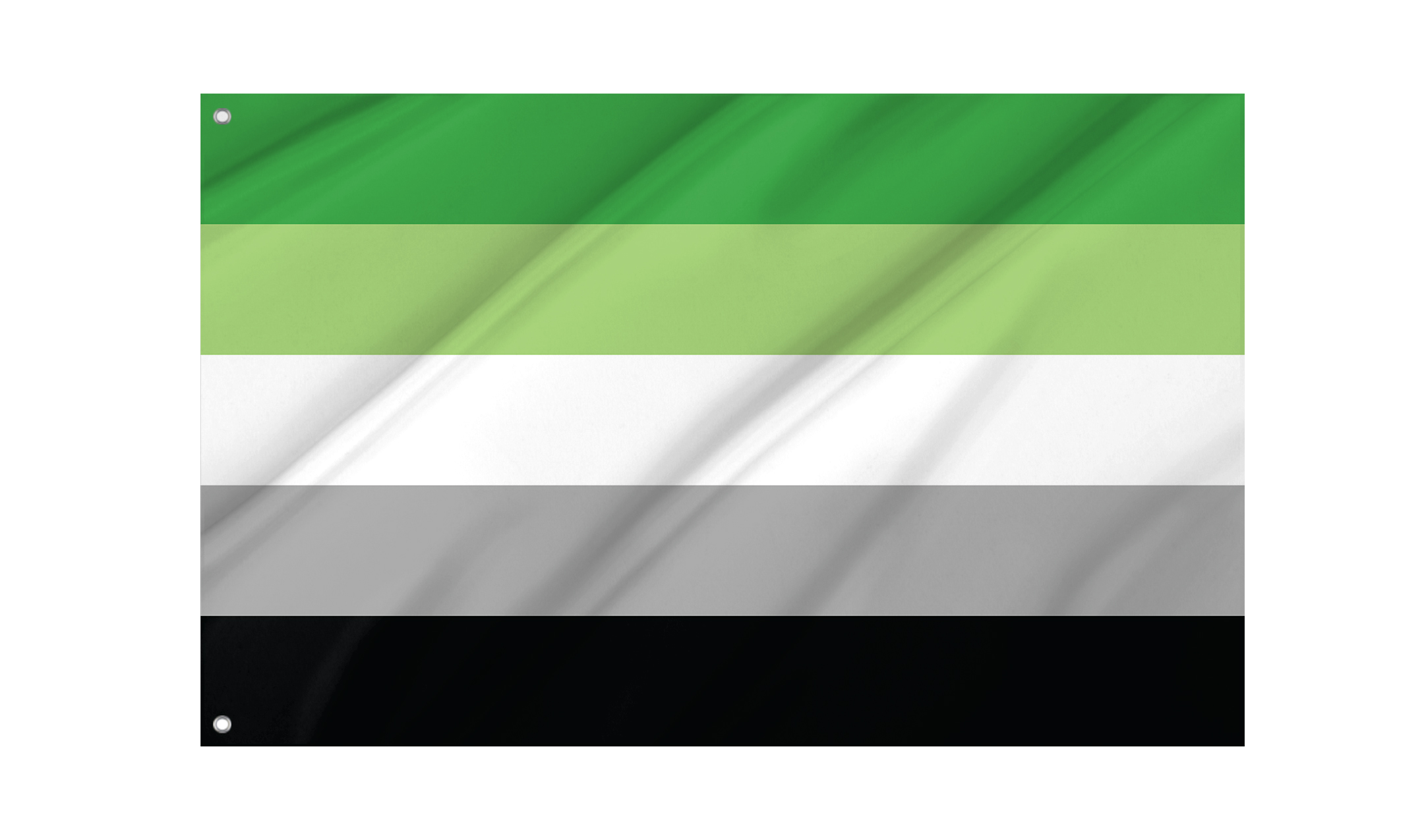 Aromantic Pride Flag for Indoor & Outdoor Use
