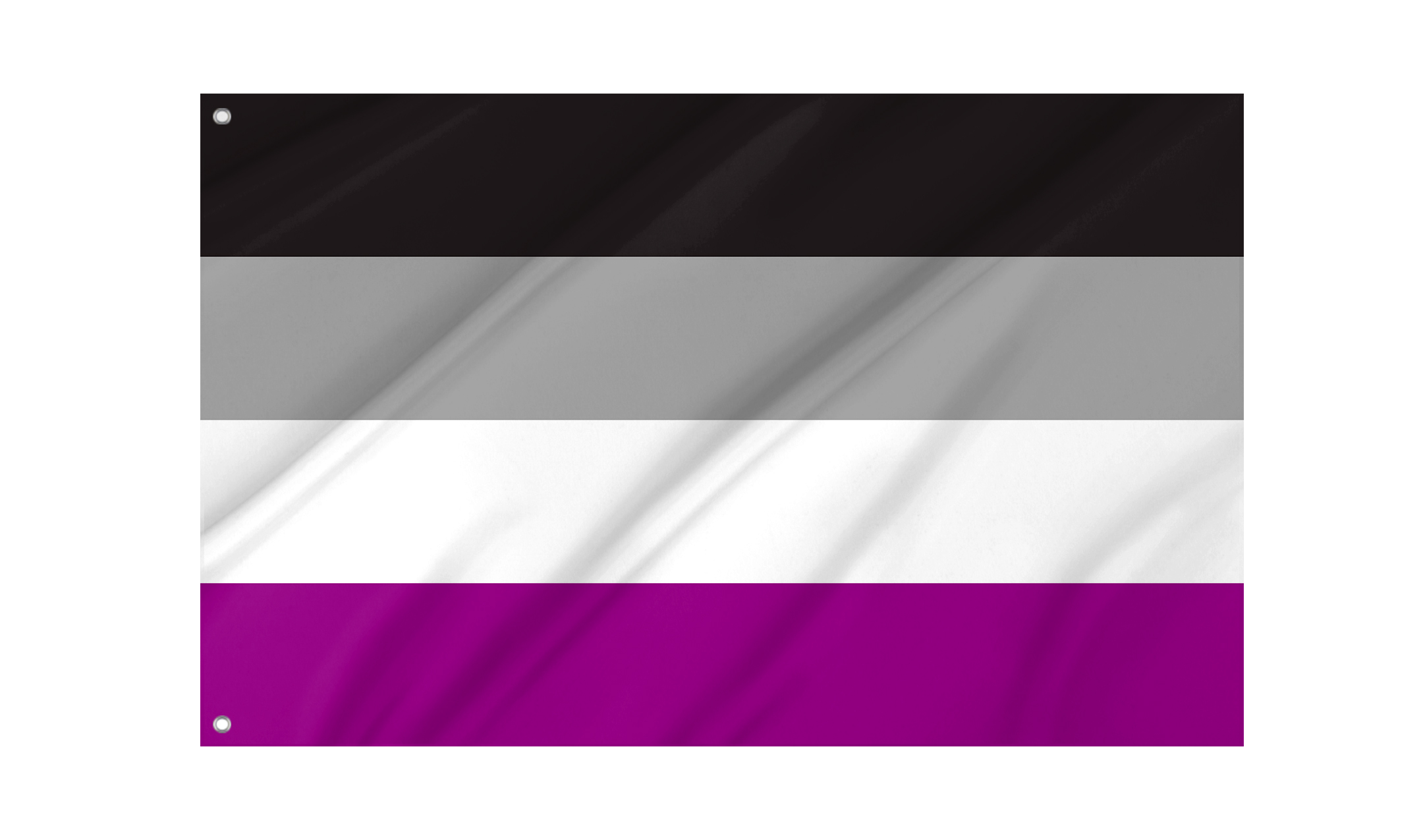 Asexuality Flag for Indoor & Outdoor Use