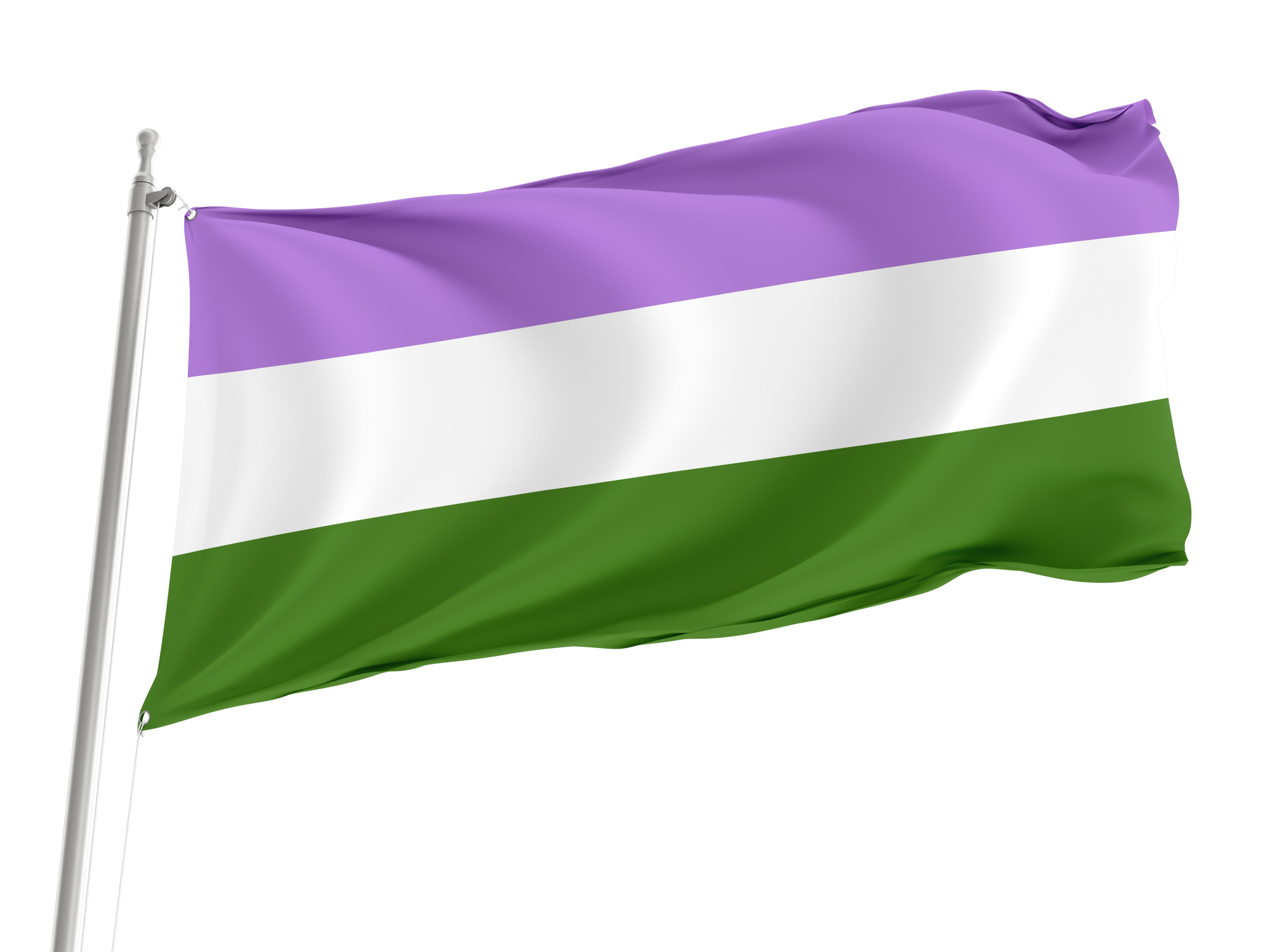 Genderqueer Pride Flag for Indoor & Outdoor Use
