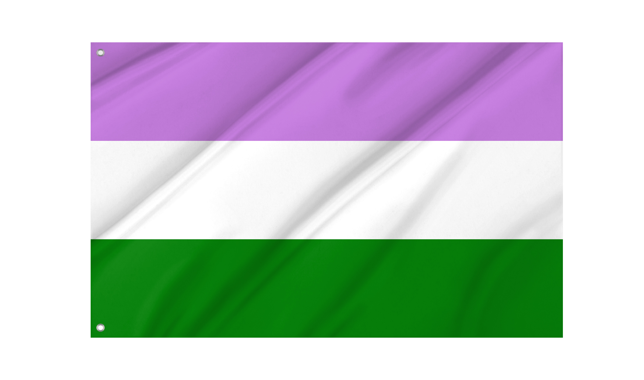 Genderqueer Pride Flag for Indoor & Outdoor Use
