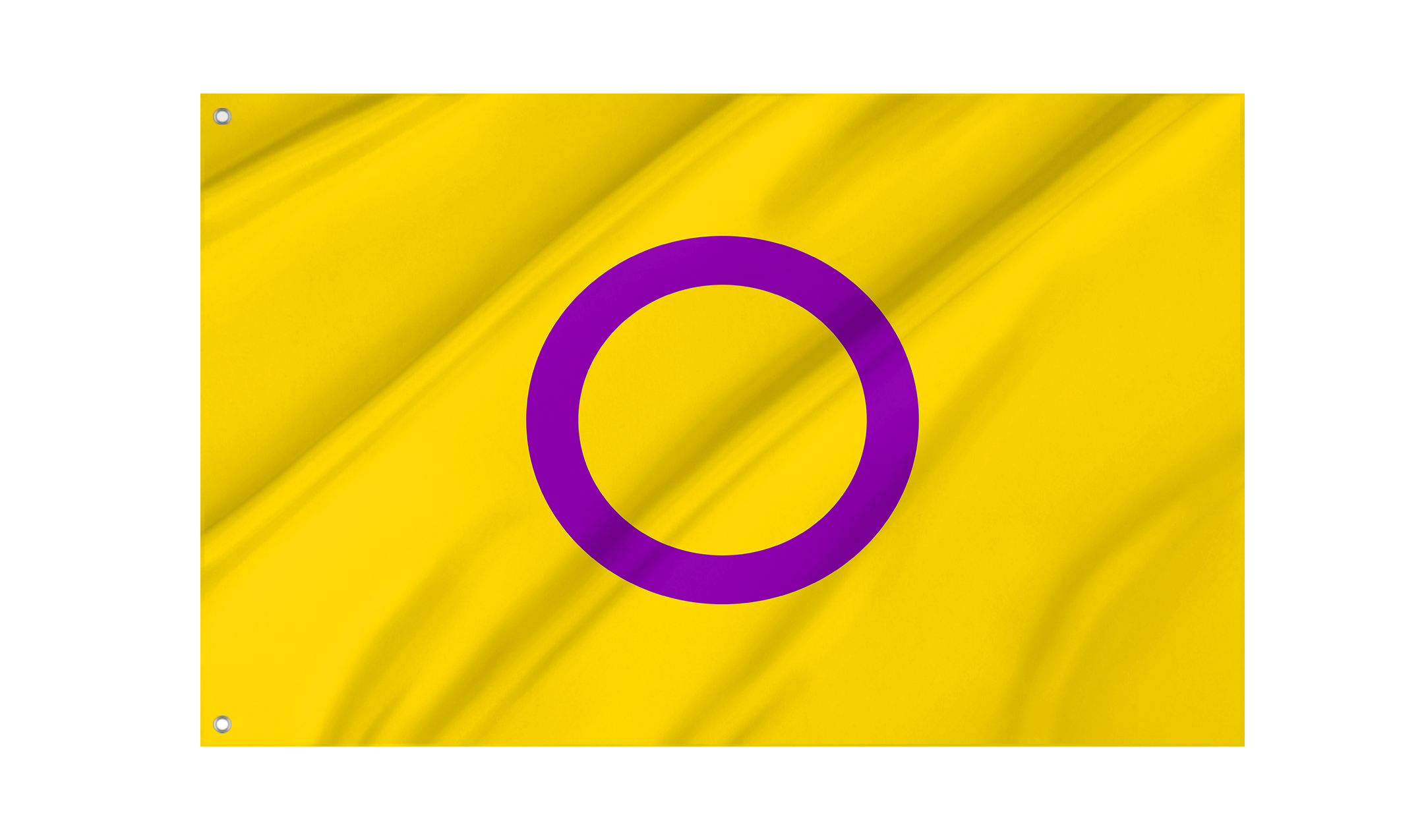 Intersex Flag for Indoor & Outdoor Use