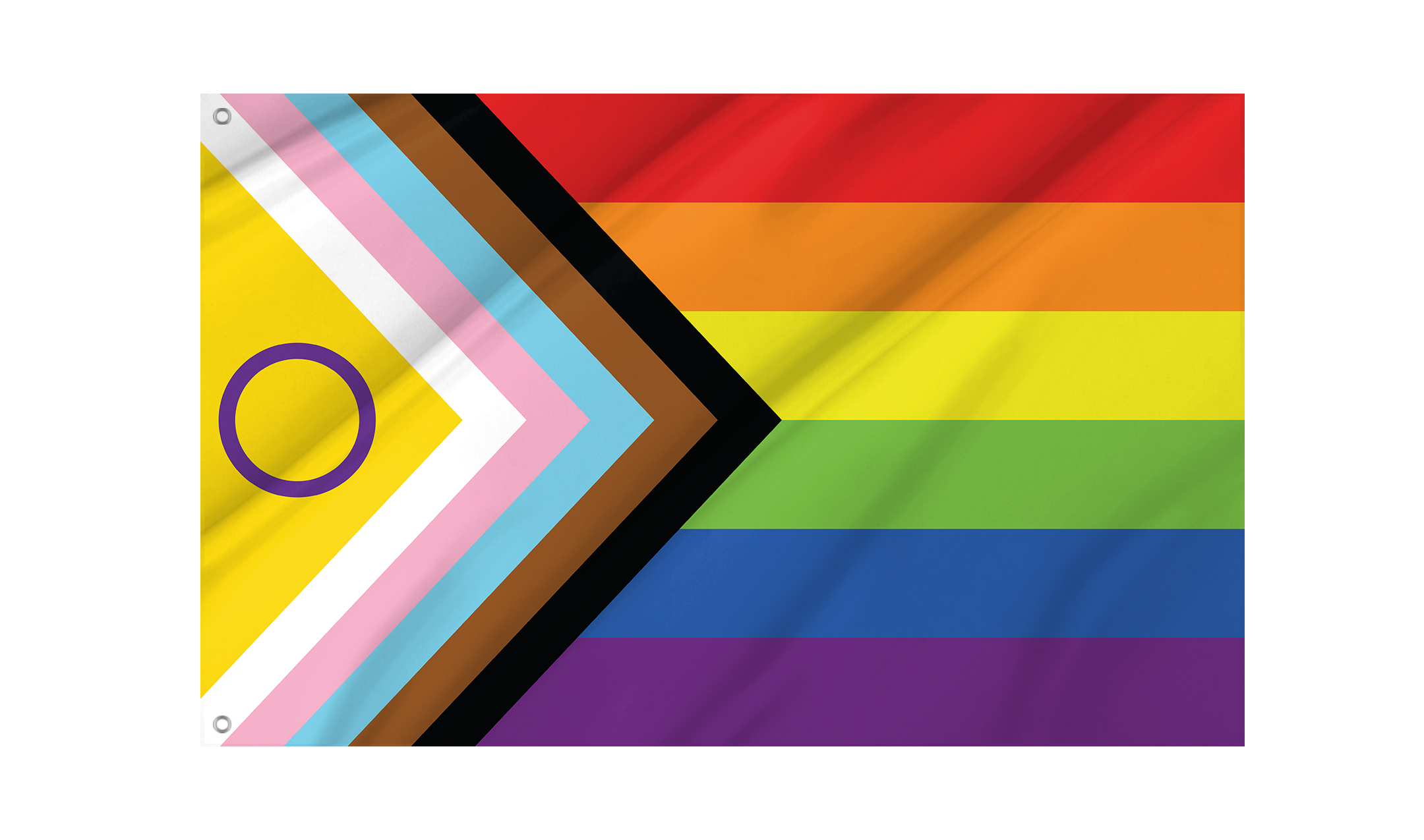 Intersex Inclusive Pride Flag for Indoor & Outdoor Use