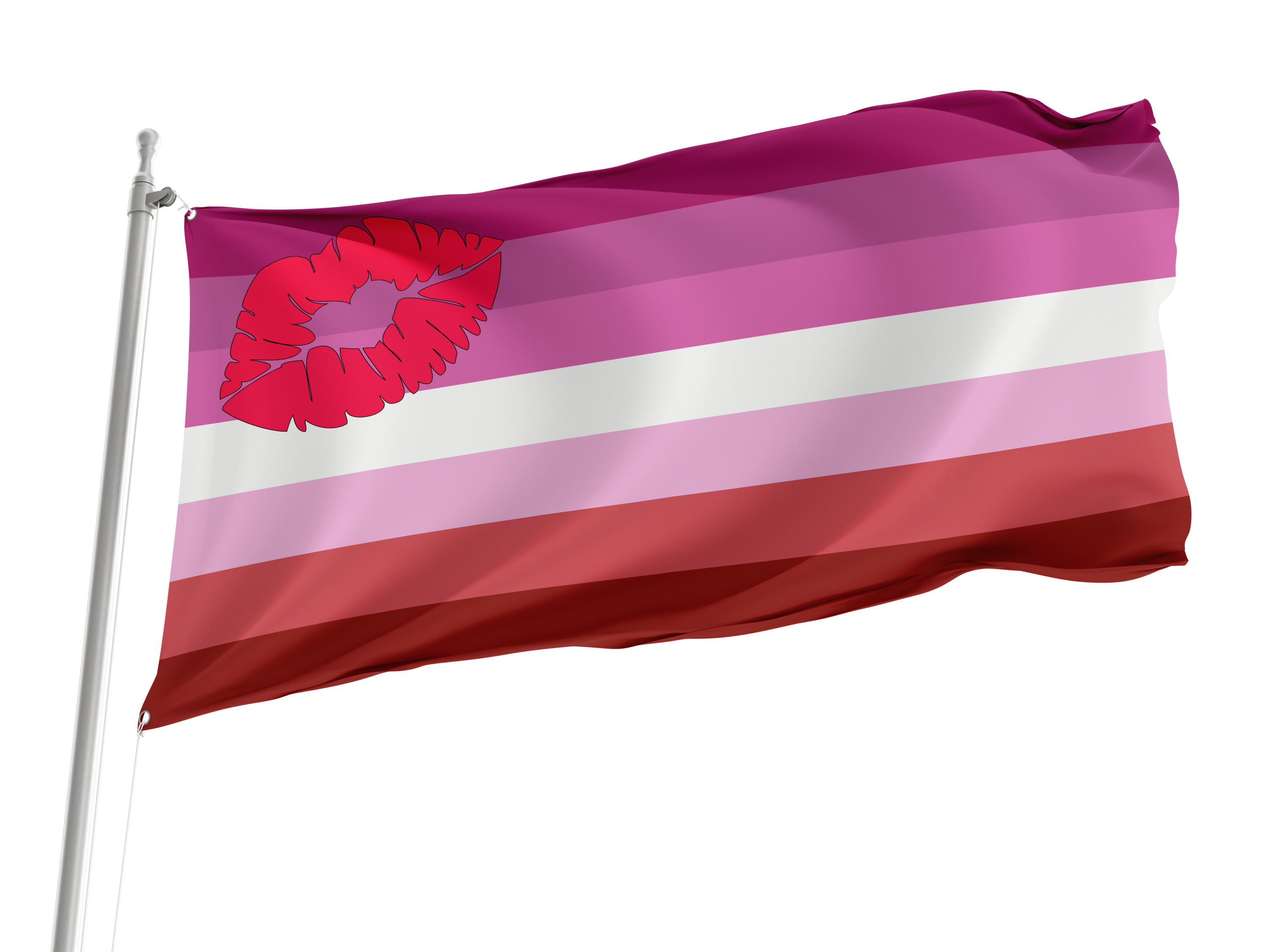Lipstick Lesbian Flag for Indoor & Outdoor Use
