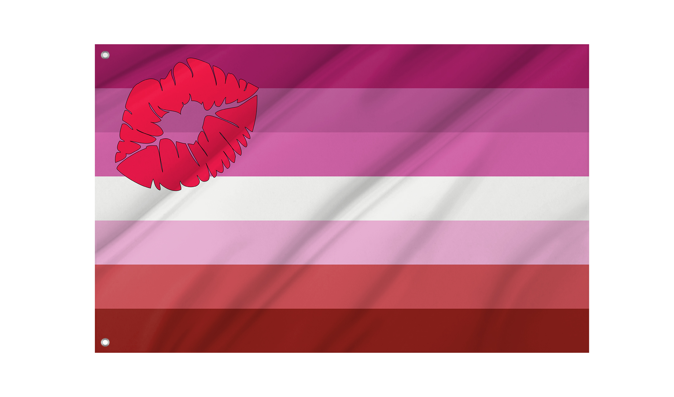 Lipstick Lesbian Flag for Indoor & Outdoor Use